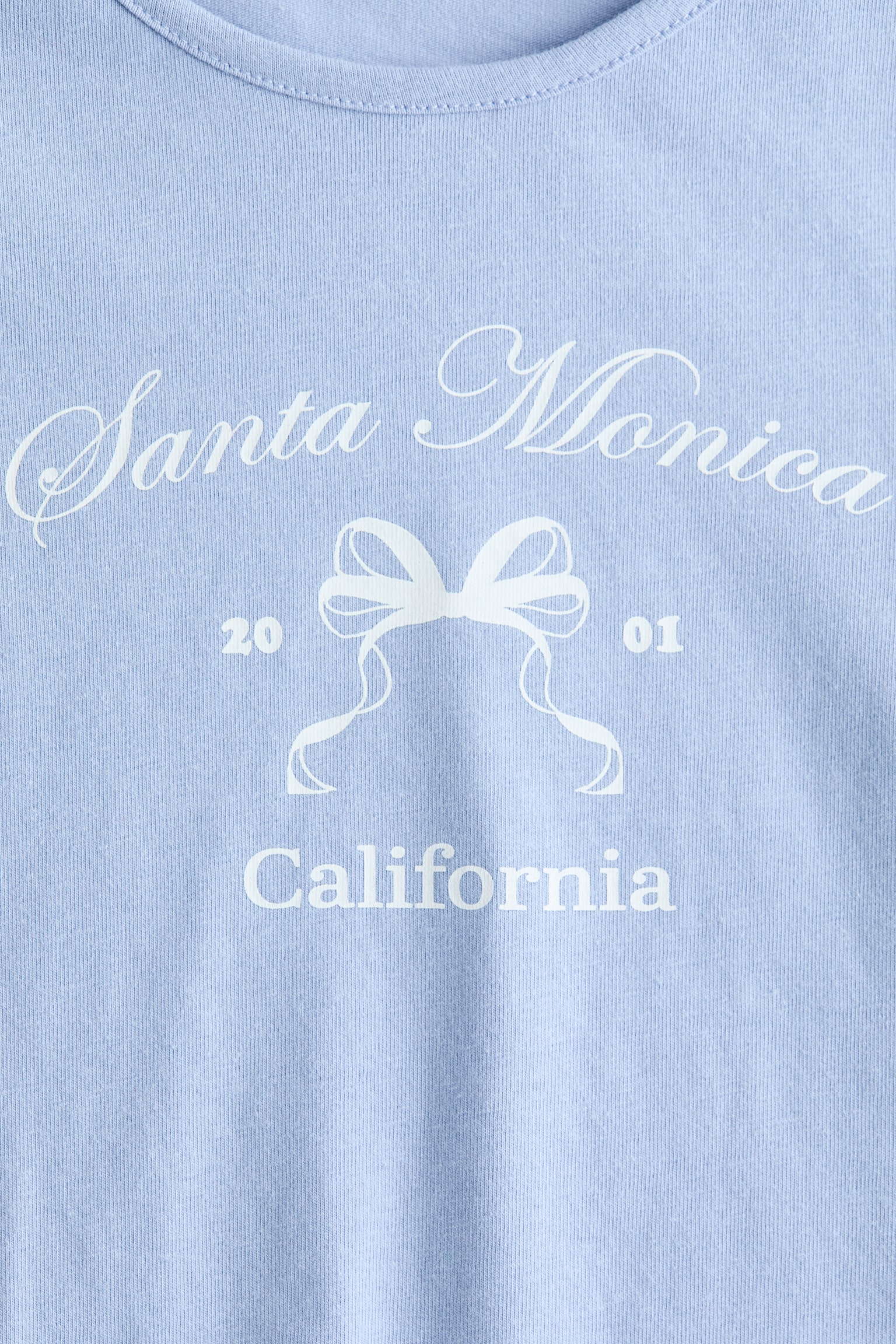 Tricou de bumbac cu imprimeu - Bleu/Santa Monica/Roz-deschis/Cannes/Galben/Los Angeles - 2
