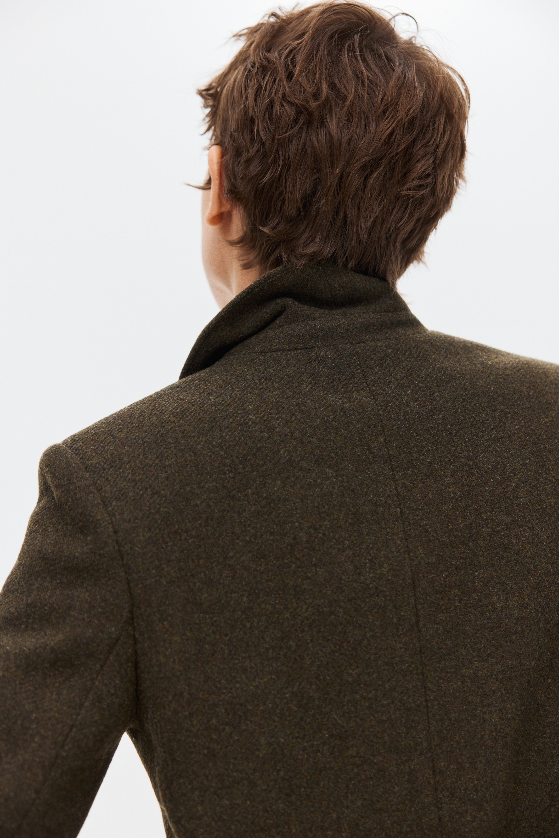 Wool-blend blazer