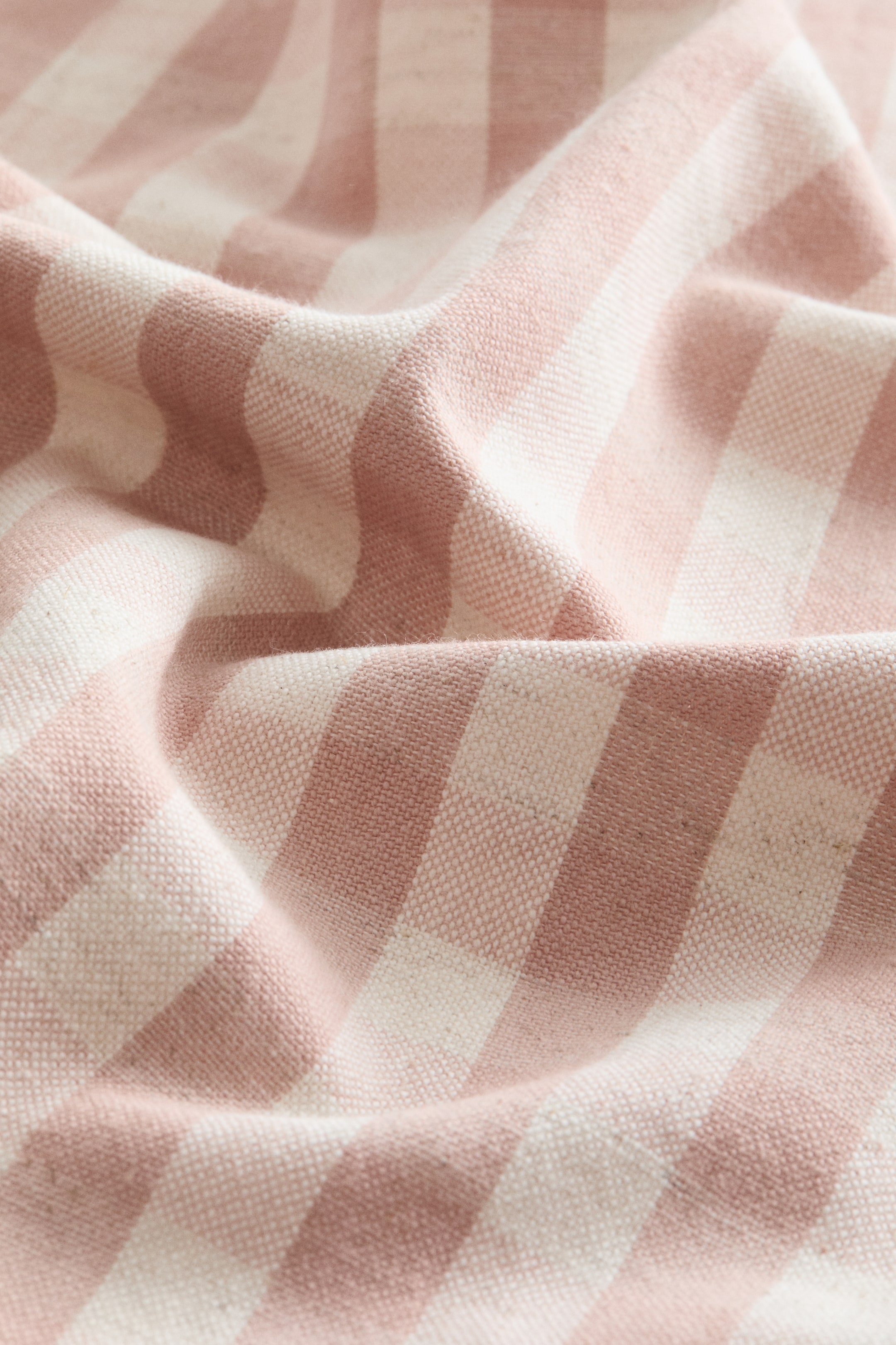 Ver imagen más grande: Pack de 4 servilletas de algodón - Rosa claro/Cuadros vichy - HOME | H&M ES 5