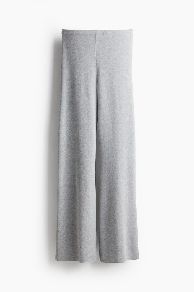 Tilda Hw Pant Light Grey Melange