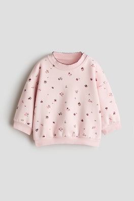 Sweatshirt med tryck