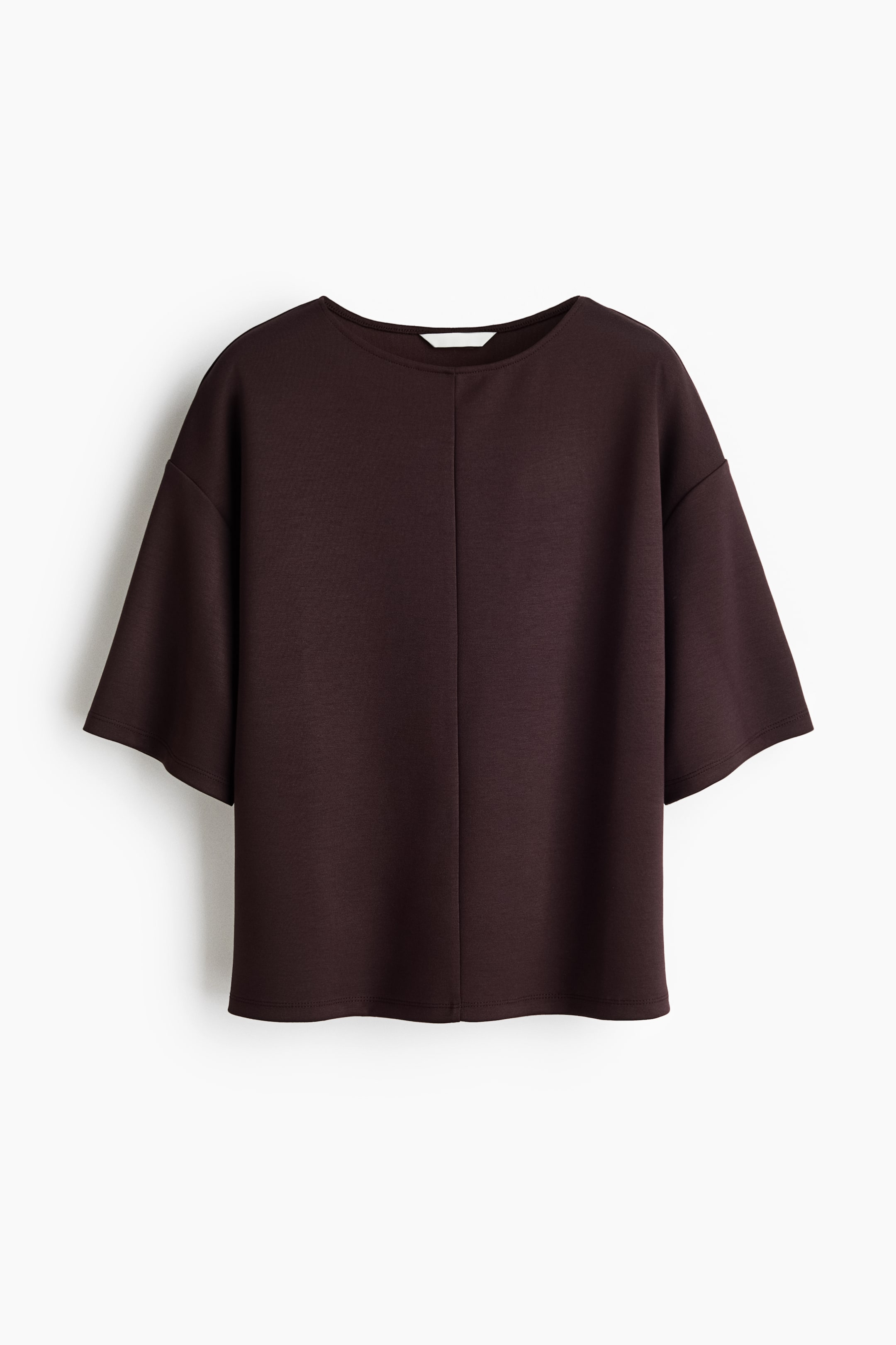Boxy jersey top