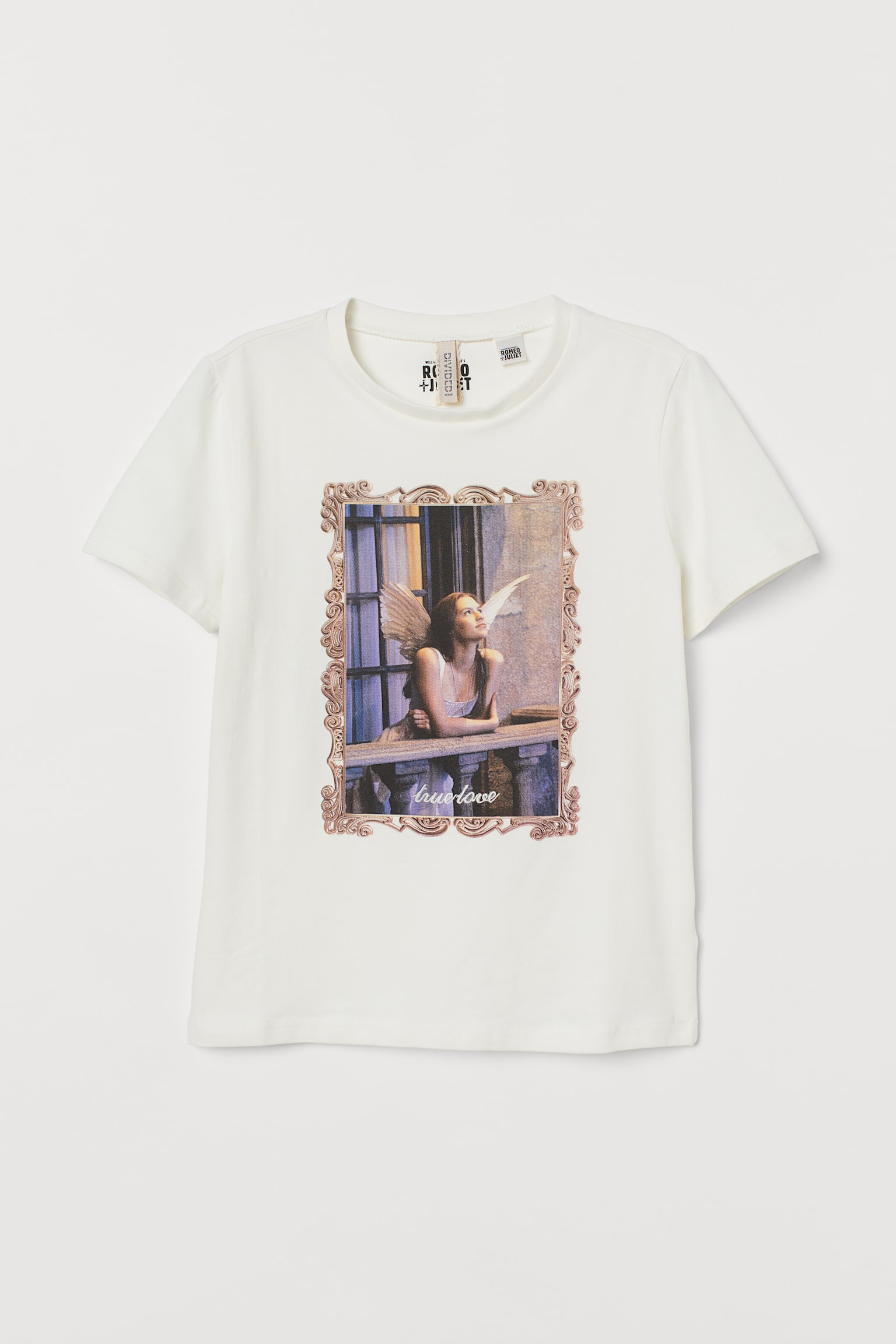 Photo-print T-shirt - Natural white/Romeo & Juliet - 1