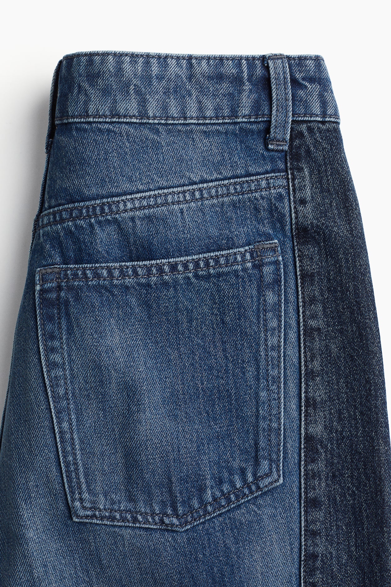 Two-Toned Wide-Leg Jeans - image 5