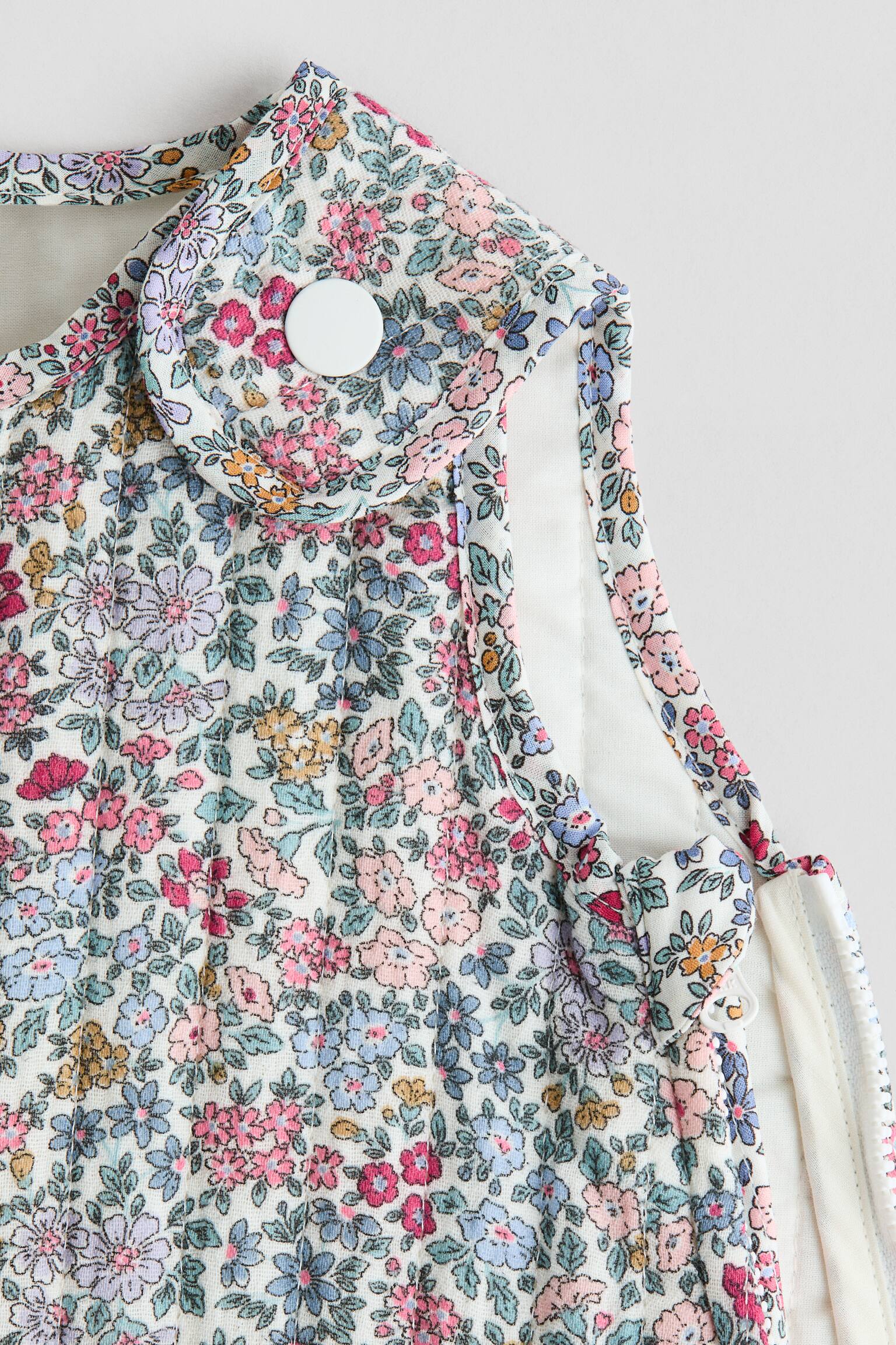 Patterned sleep bag - Green/Floral/Light beige/Floral - 2