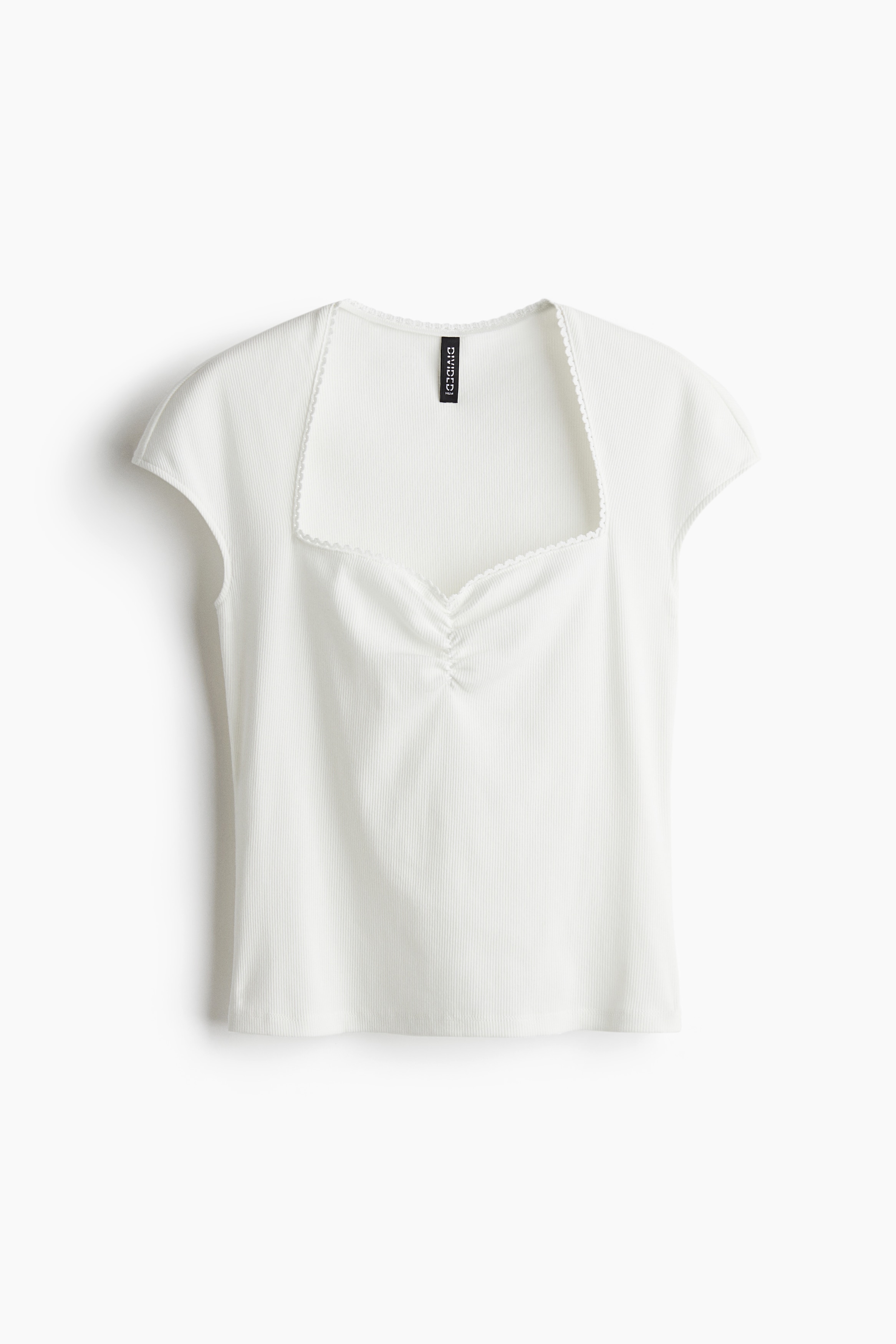 Ribbed Sweetheart-Neck Top from H&M - $9.99