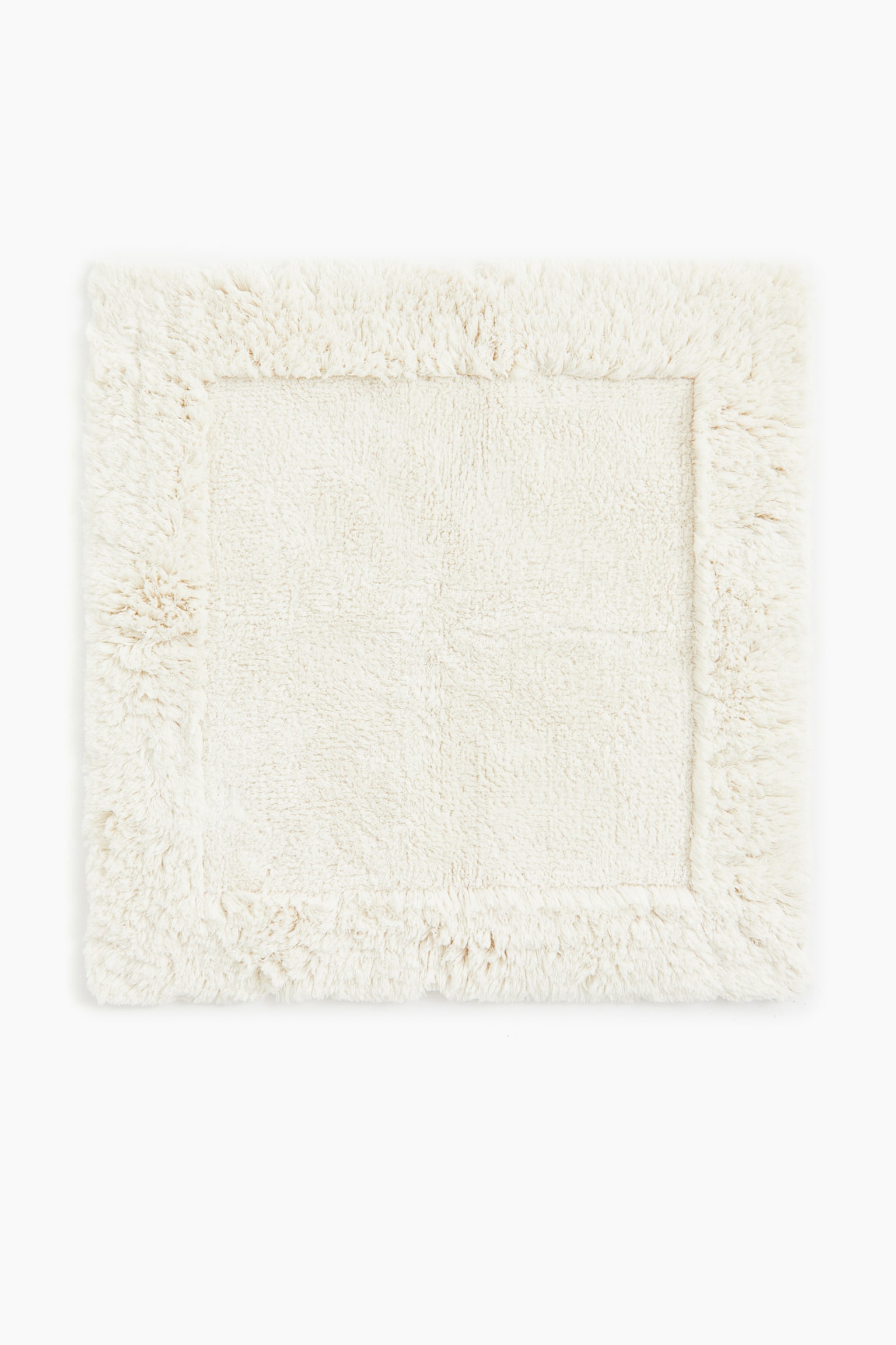 Tufted cotton bath mat - White - 1