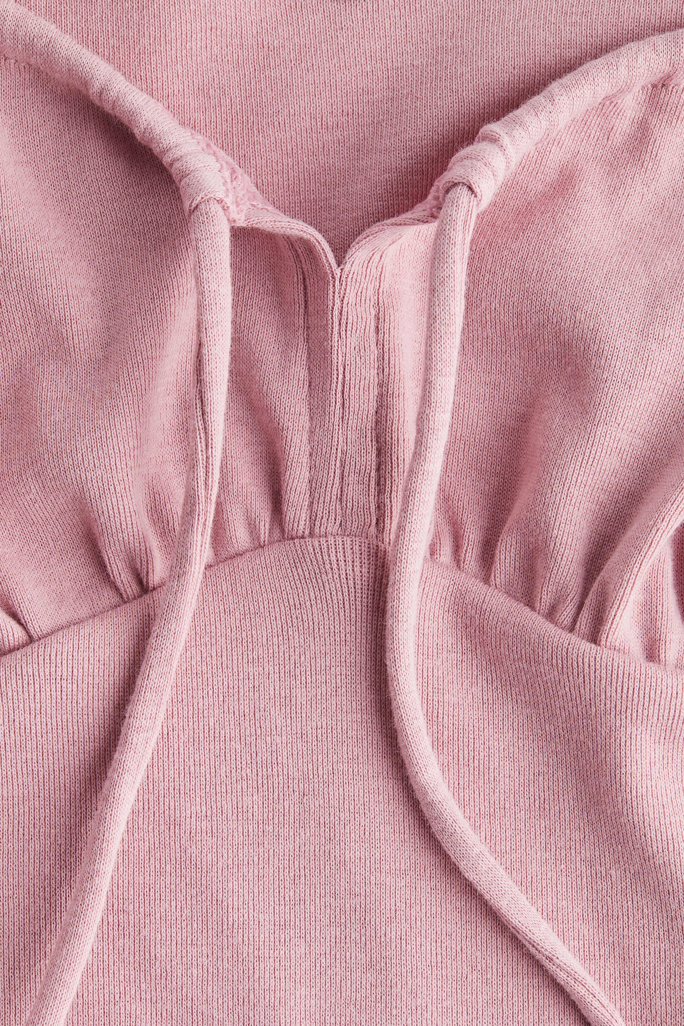 Drawstring-detail top