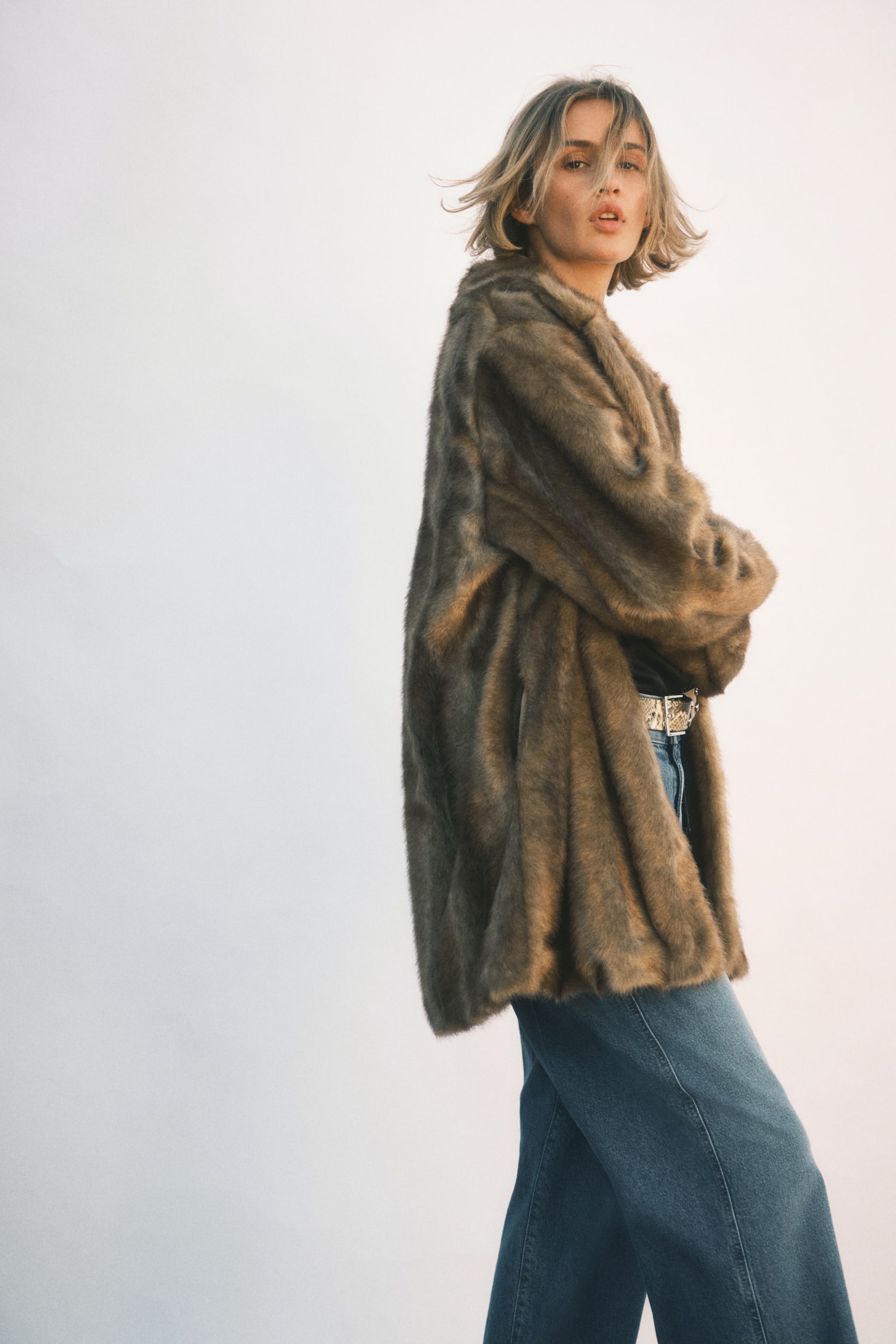 Wide High Jeans - Denim blue/White/Burgundy/Denim blue/Dark denim grey/Dark denim blue/Light denim blue/Dark denim blue/Brown/Leopard print/Dark denim grey