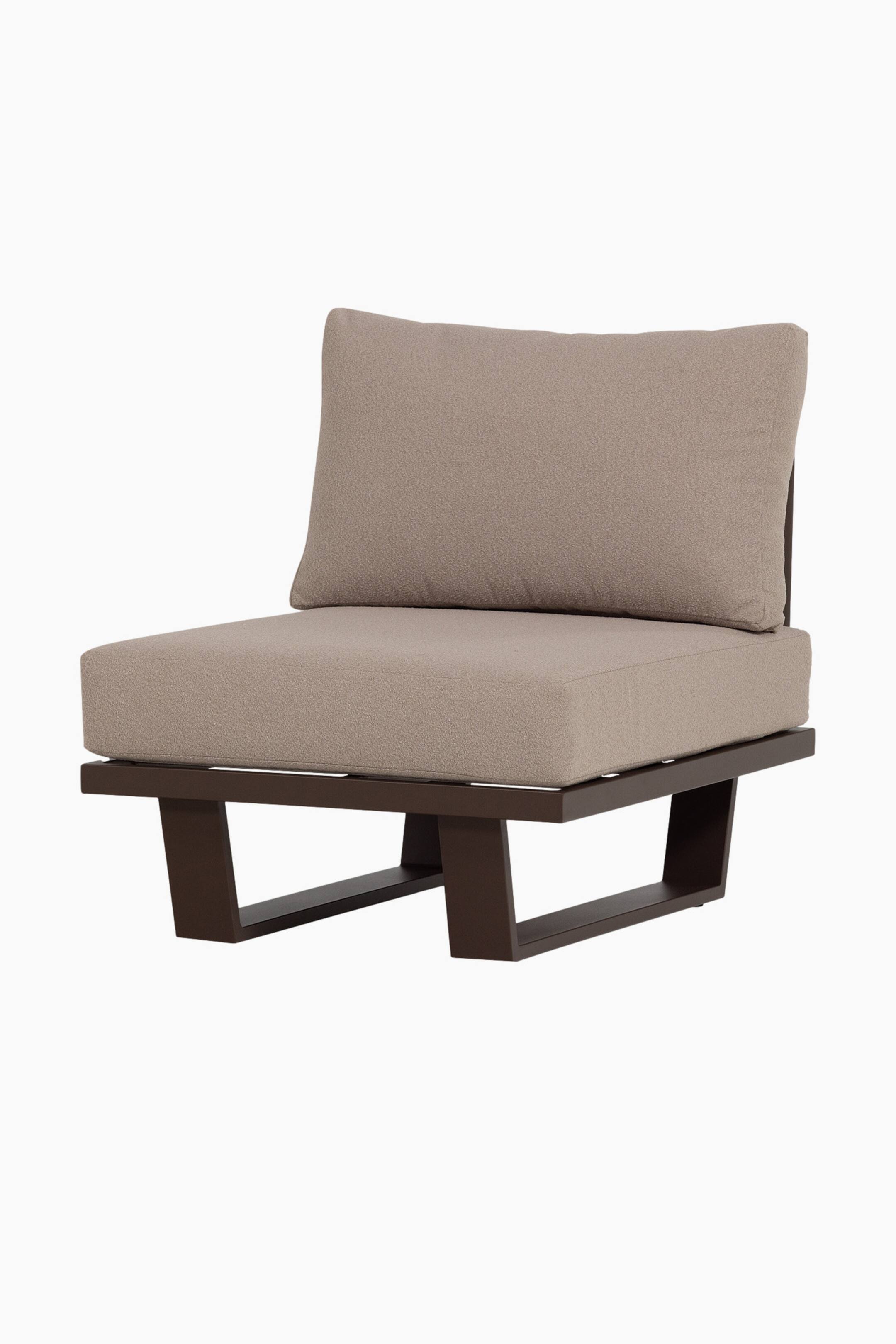 Grotere afbeelding bekijken: Bear Tuin Loungestoel/ 1-zits Element - Bruin - WOOOD - HOME | H&M NL 1