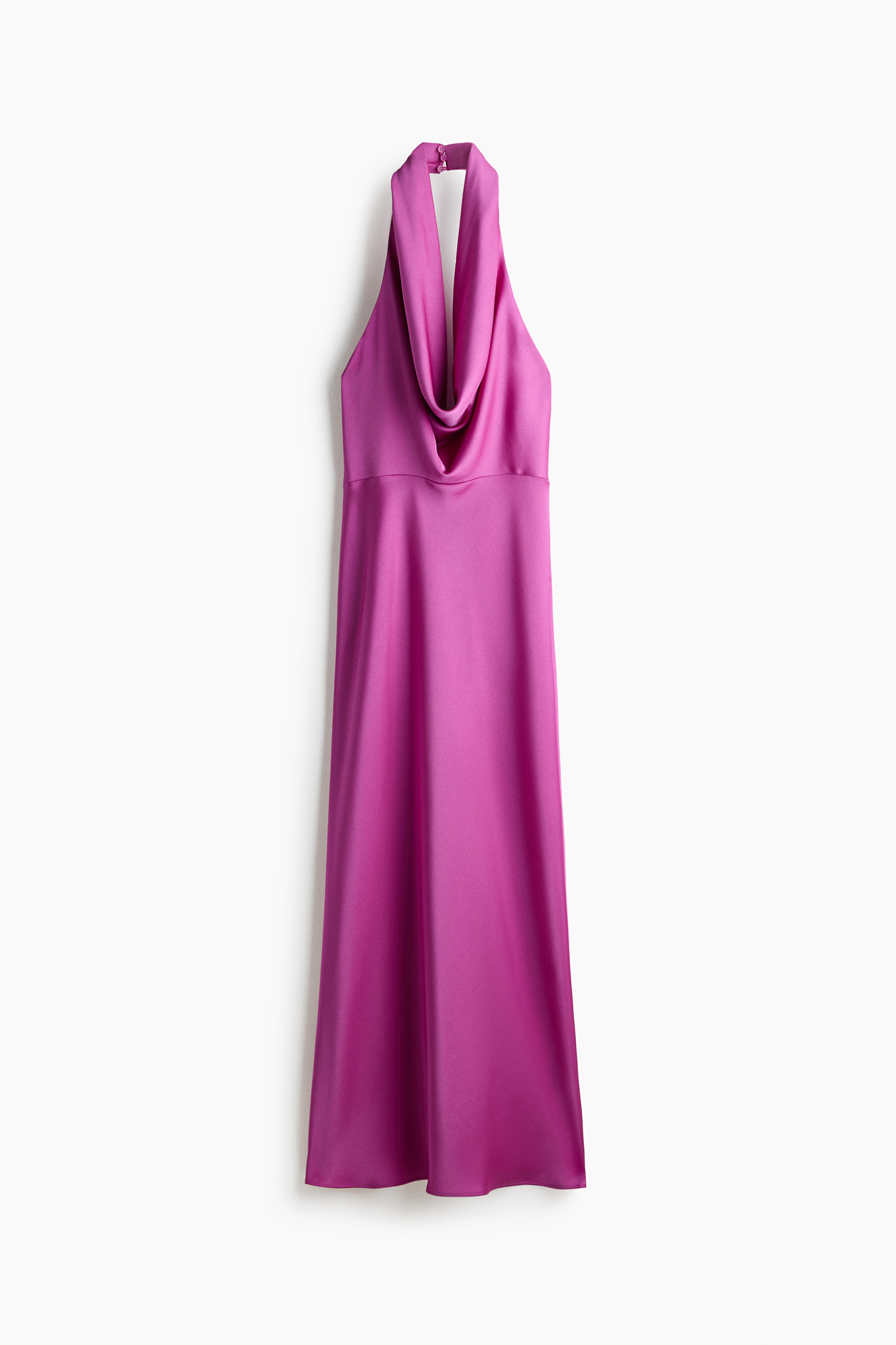Cowl-neck dress - Bright purple/Light blue/Polka dot/Dark blue/Cream/Polka dot/Light blue