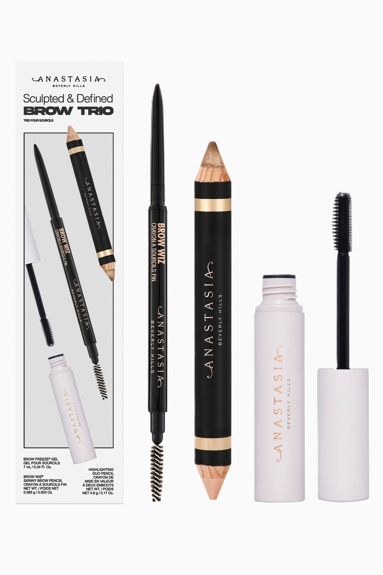 Sculpted & Defined Brow Trio - Medium Brown - 1