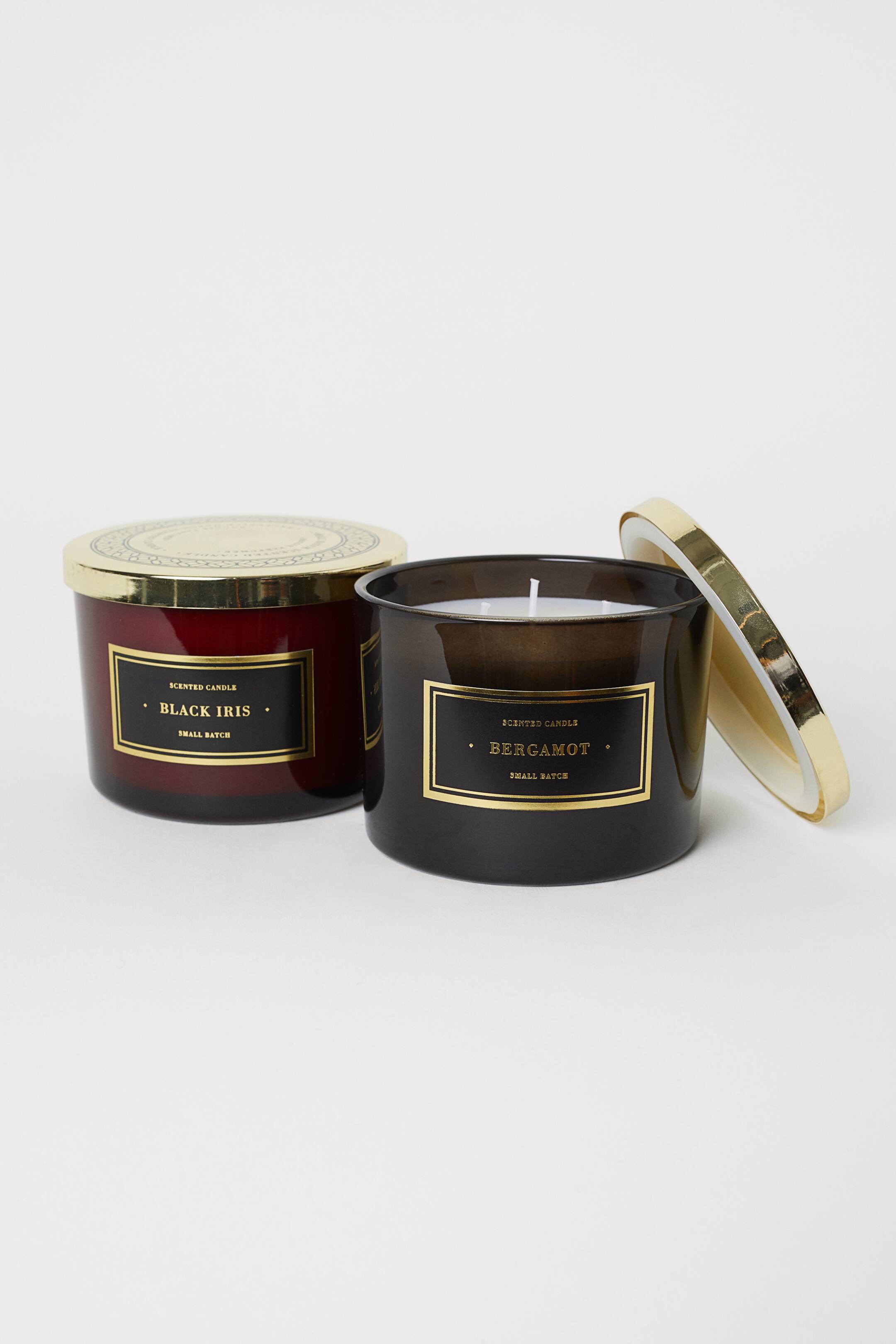 Nagyobb kép megtekintése: Illatgyertya üvegtégelyben - Sötétpiros/Black Iris - HOME | H&M HU 2