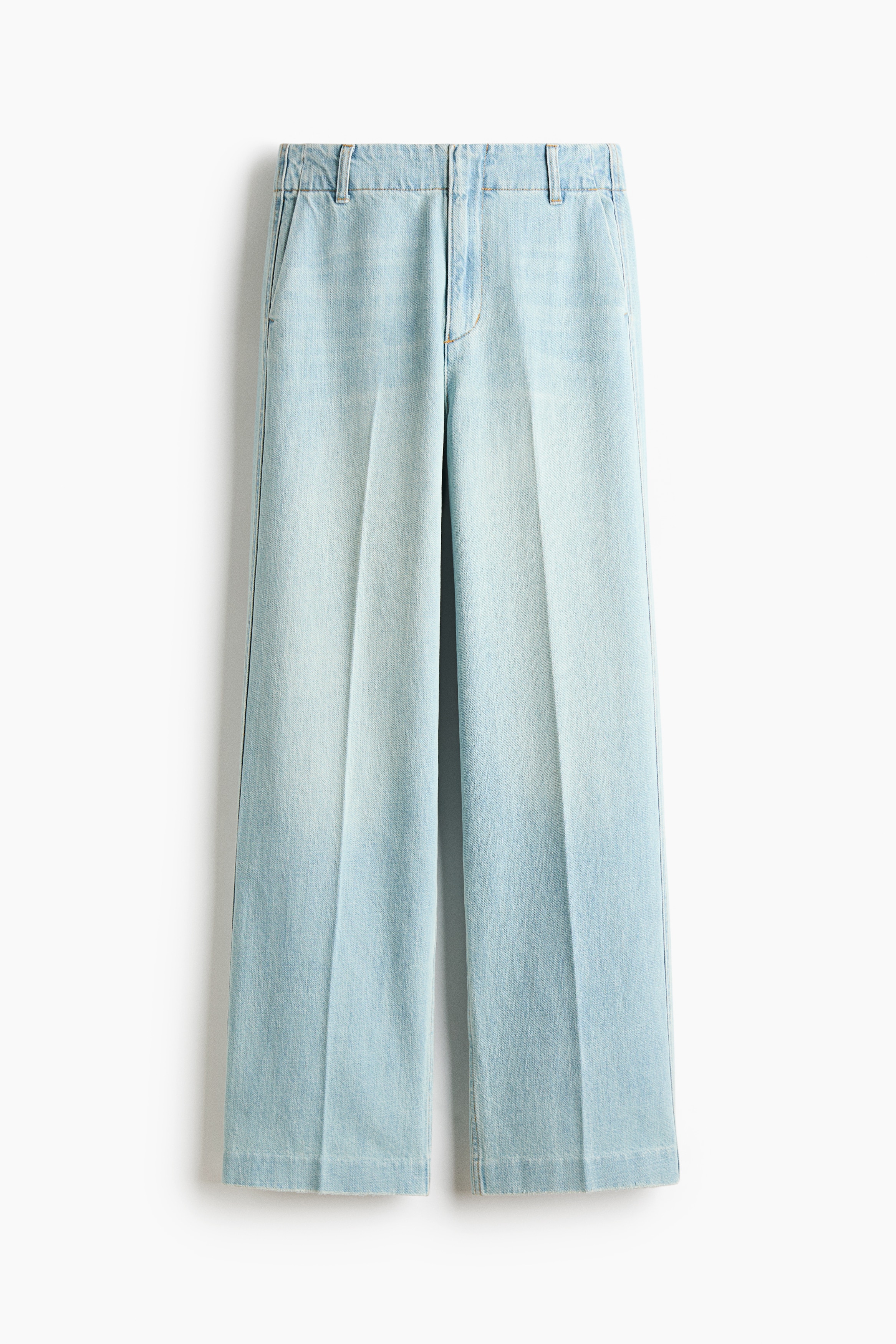 Straight High Jeans - Light denim blue/White/Denim blue/Denim blue