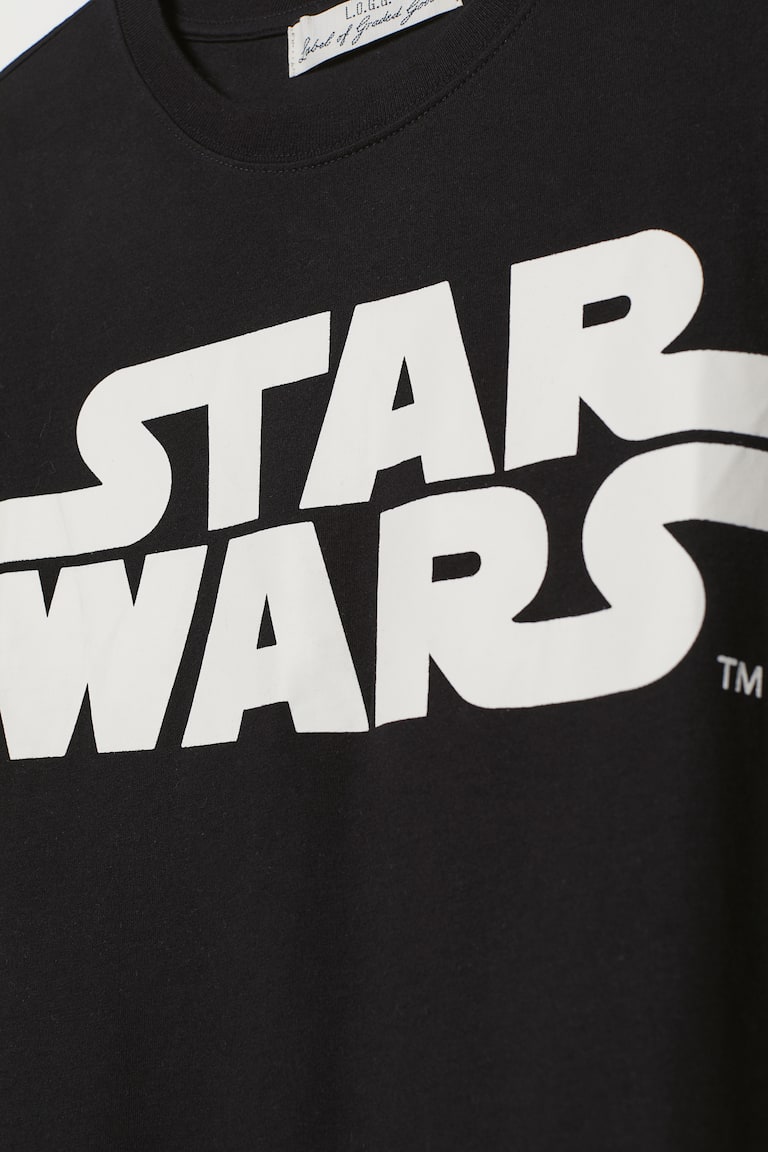Printed T-shirt - Black/Star Wars - Men | H&M