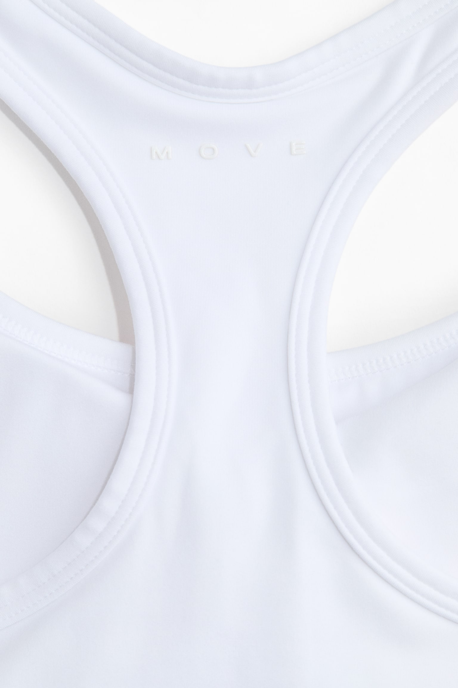 Medium Support Sports bra with SoftMove™-White - 3