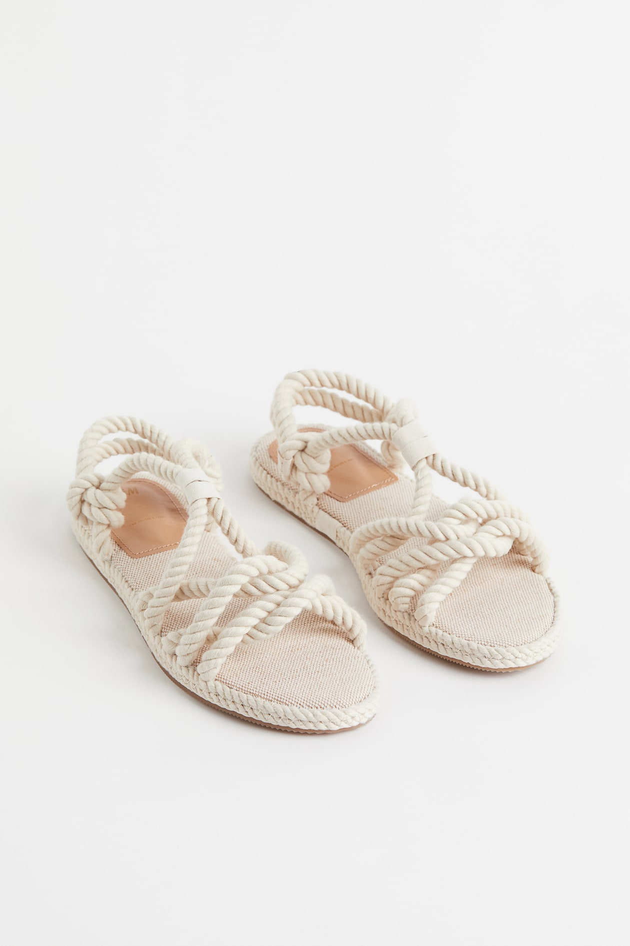 Sandals - No heel - Cream - Ladies | H&M GB