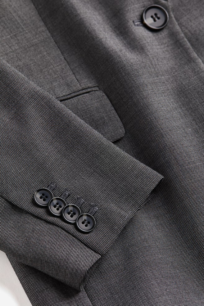 Fitted blazer - Dark grey/Black - 5