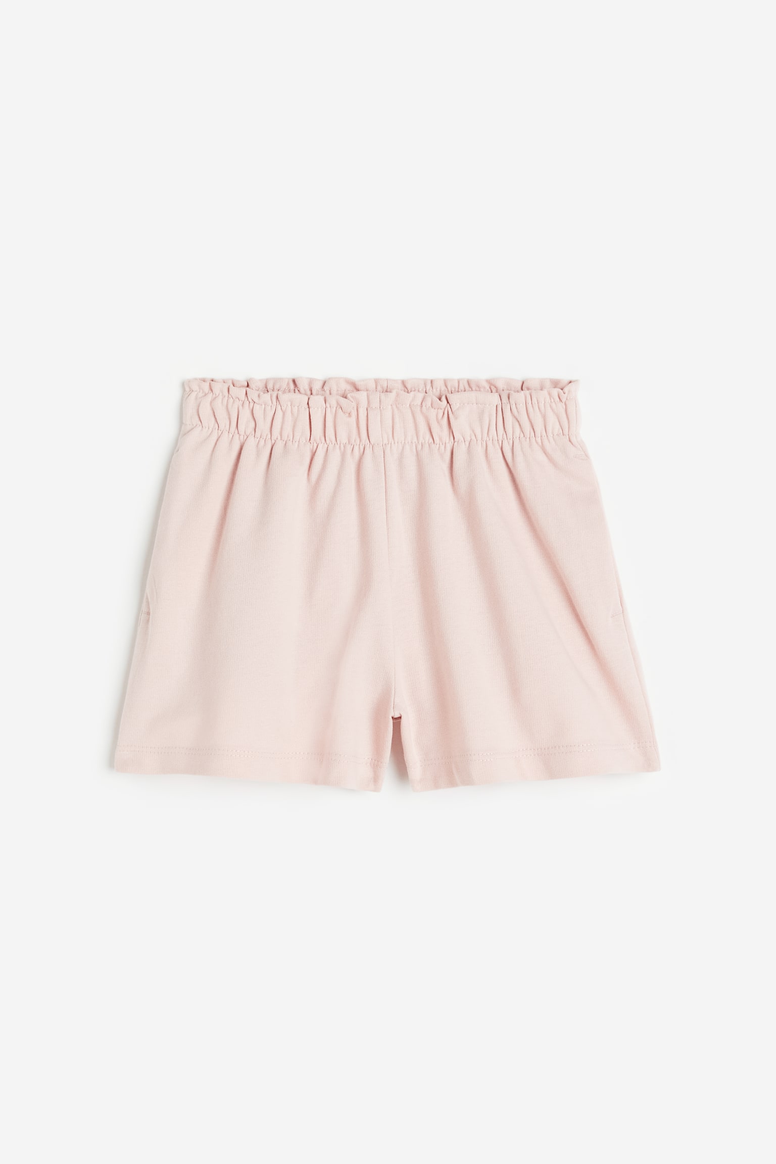 Paper bag sweatshorts - Light pink/Apricot/Black - 1