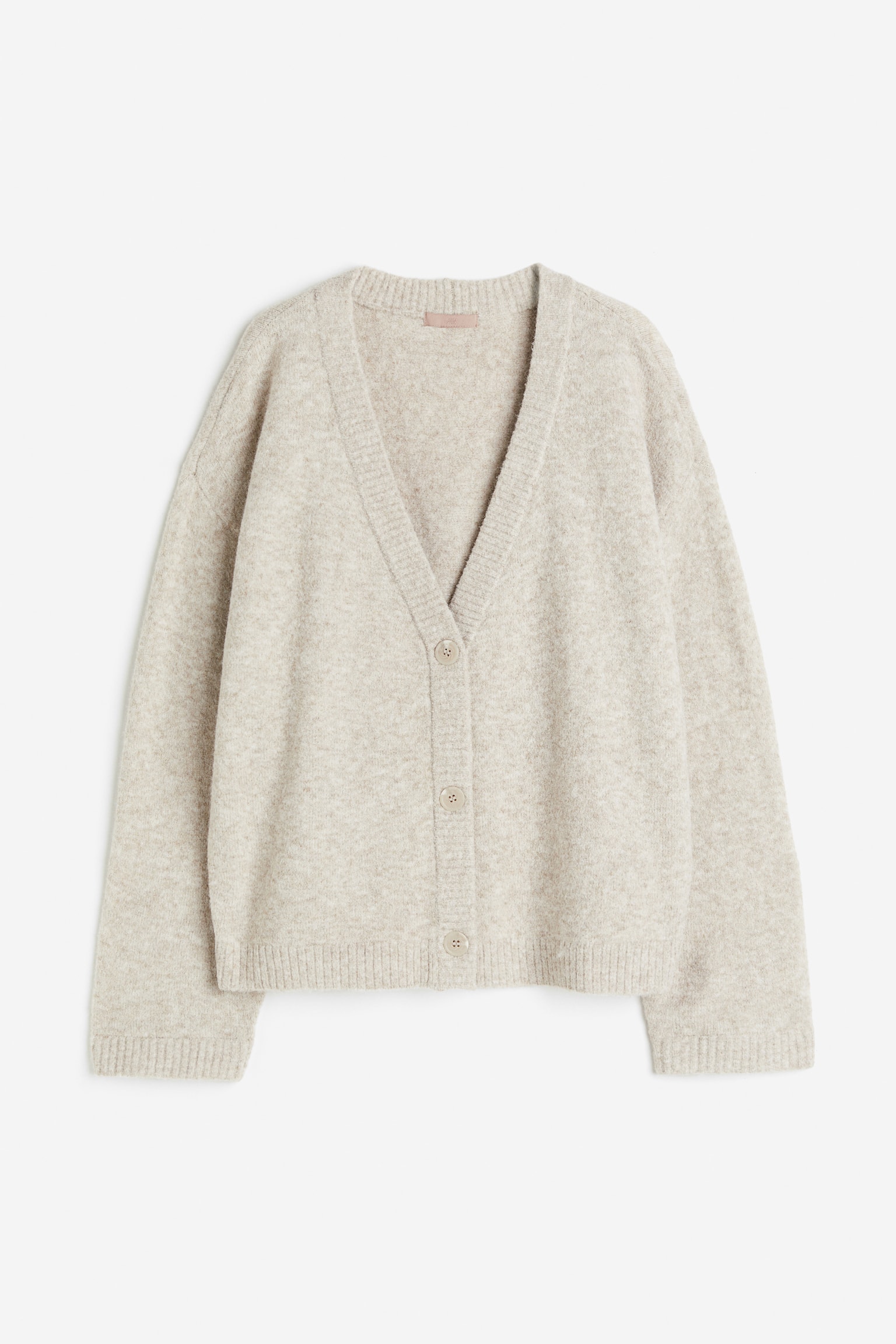 Gilet - Beige chiné/Gris clair chiné/Gris foncé chiné/Beige chiné/Gris chiné/Rose/Marron foncé