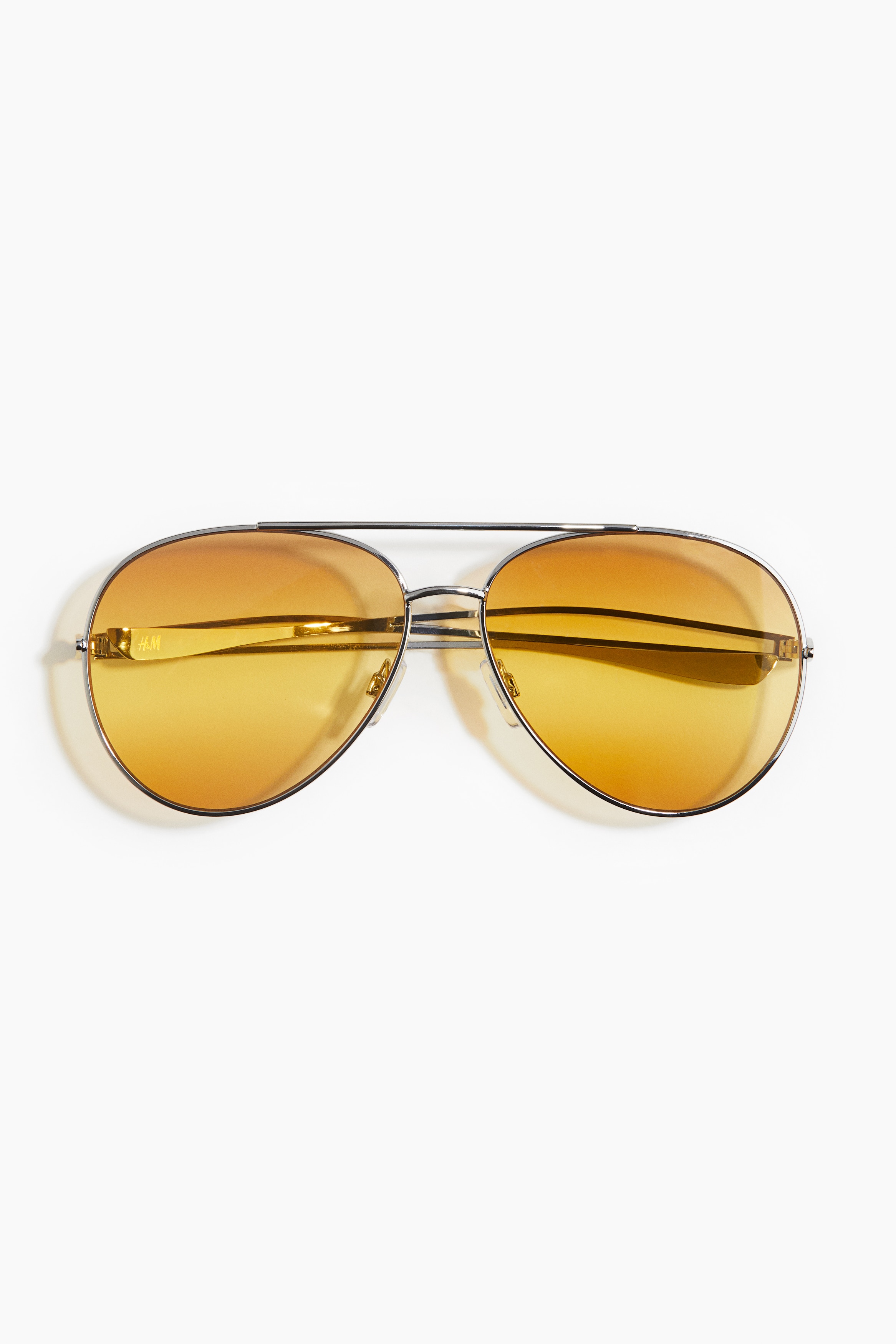 Women's Silver-colored Aviator-Style Sunglasses | H&M US