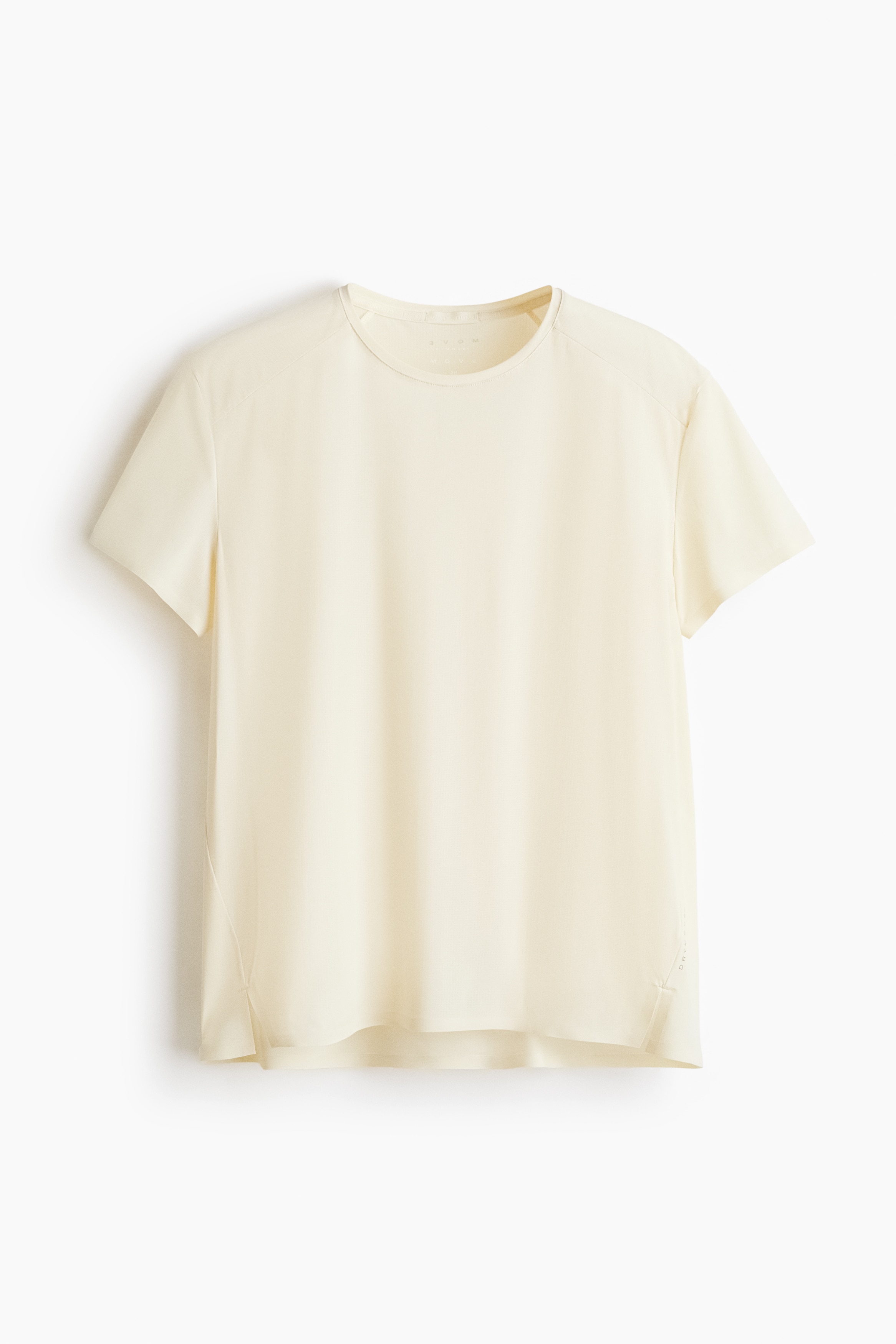 Regular Fit -juoksu-T-paita DryMove™ - Voinkeltainen/Musta/Vaaleanharmaa