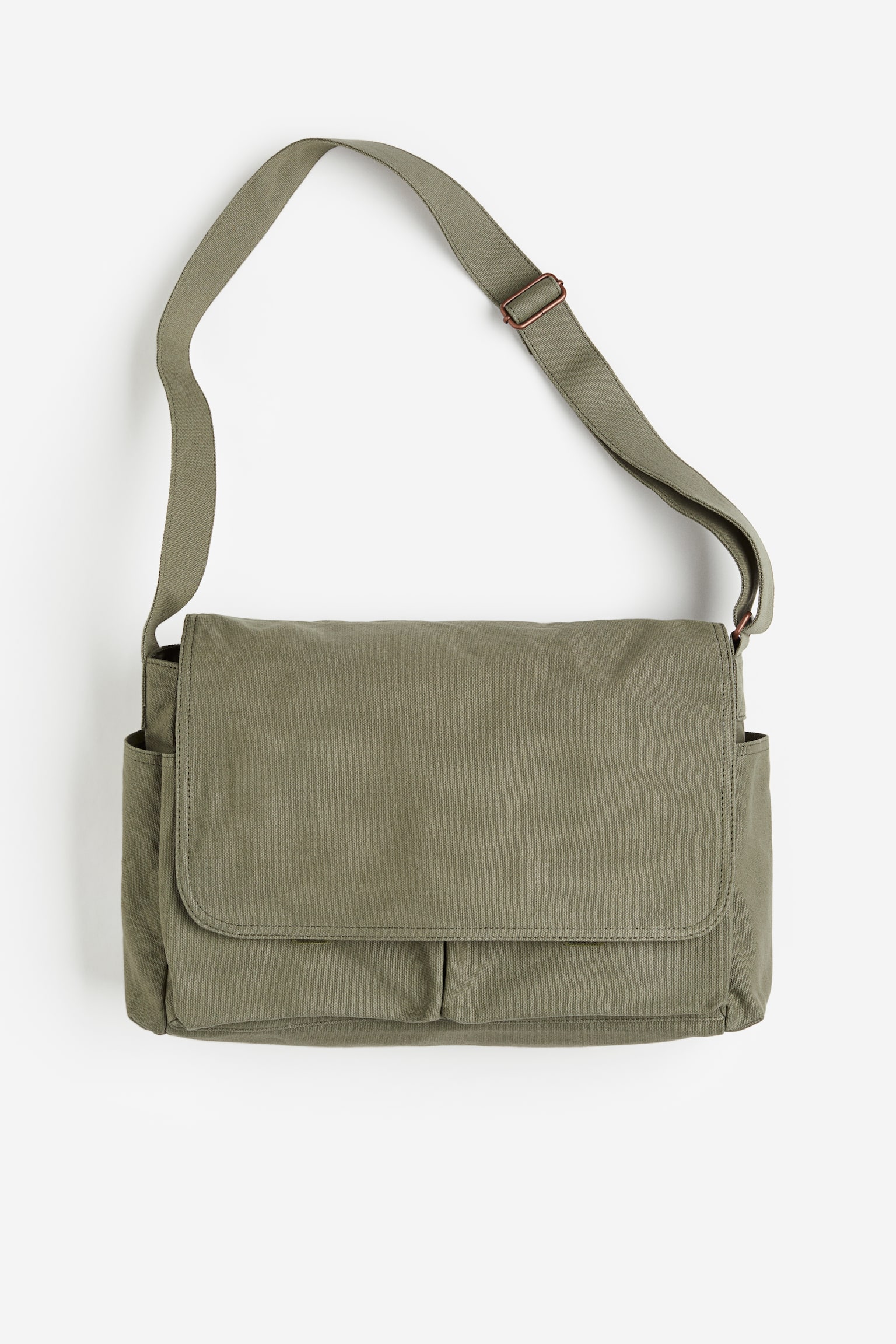 Messenger Bag - Khaki green/Black - 1