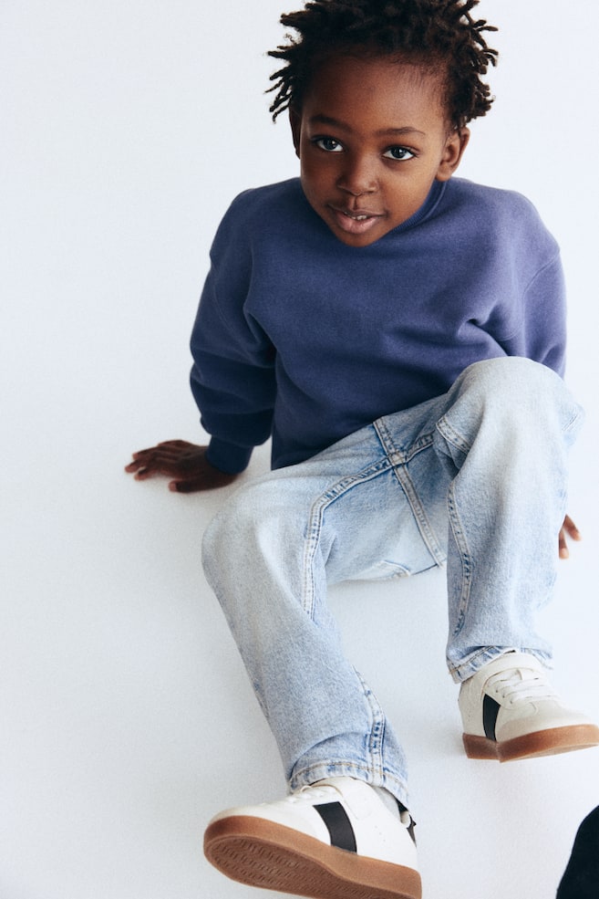 Finn Relaxed Fit Jeans - Light denim blue/Denim blue/Denim blue/Dark gray/Dark gray/Light denim blue/Denim blue - 5