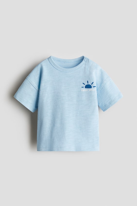 Kids - Printed Viscose Shirt - Hampton Islands Blue