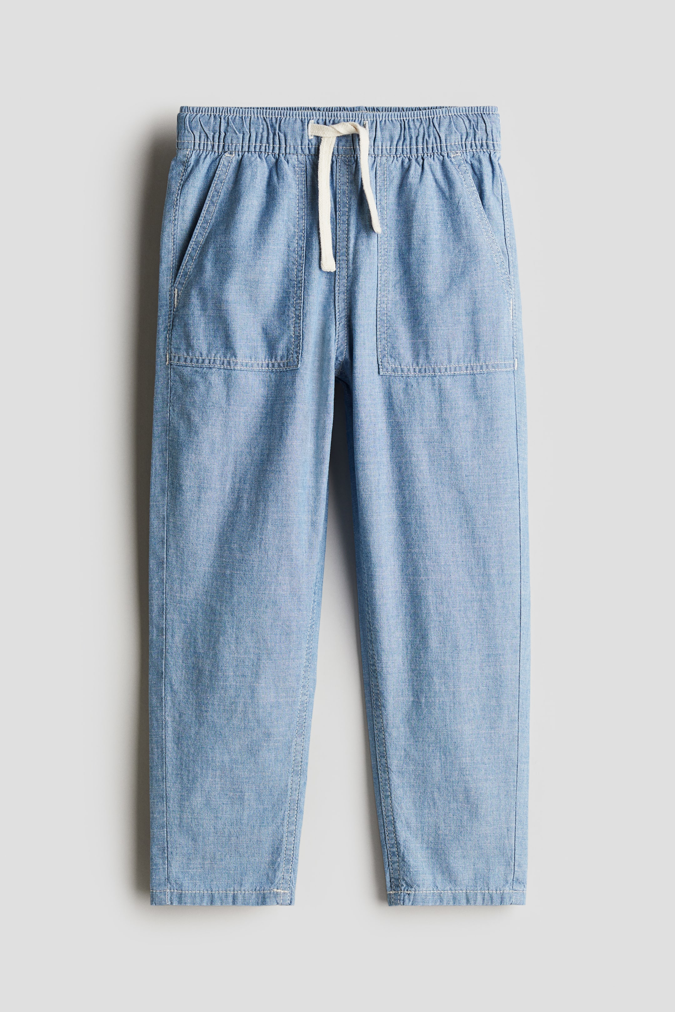 Linen-Blend Joggers