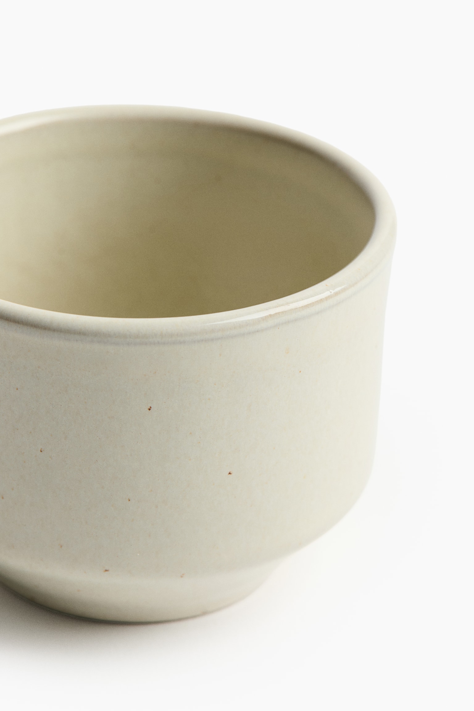 Reactive-glaze matcha mug - Light beige - 3