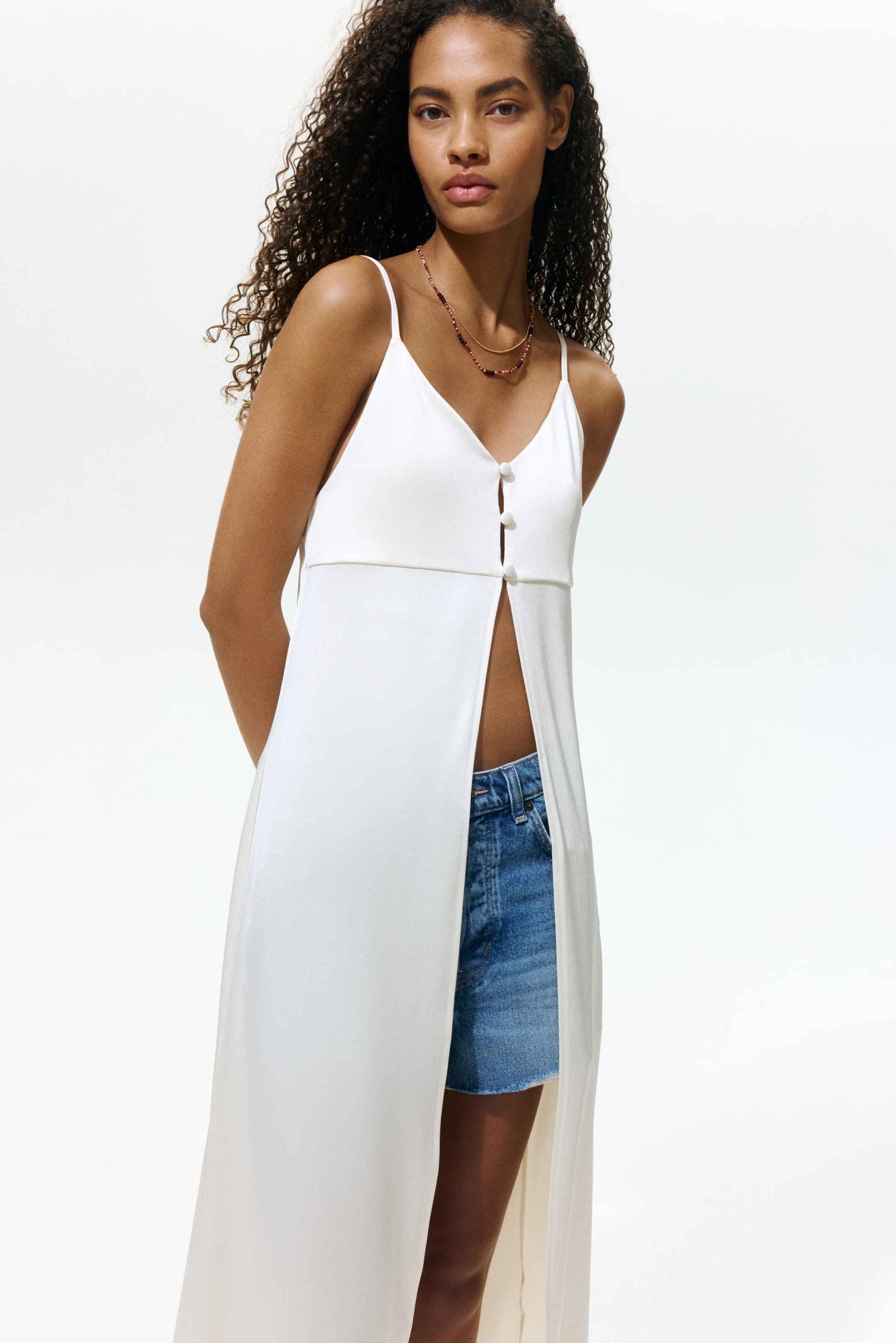 Женские топы H&M Long strappy top — фото 3