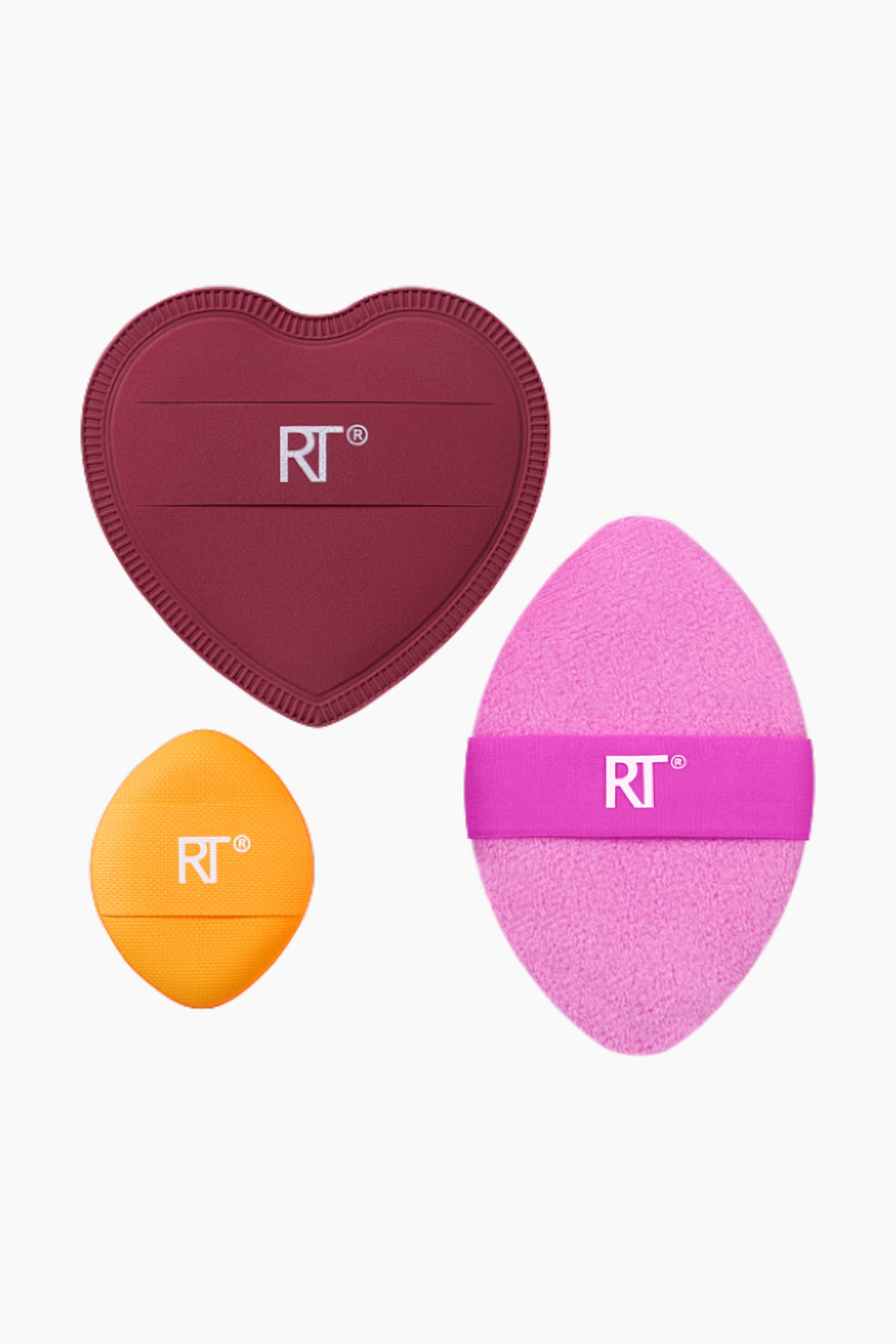 Real Techniques - Matte + Merry Puff Trio - Matte + Merry