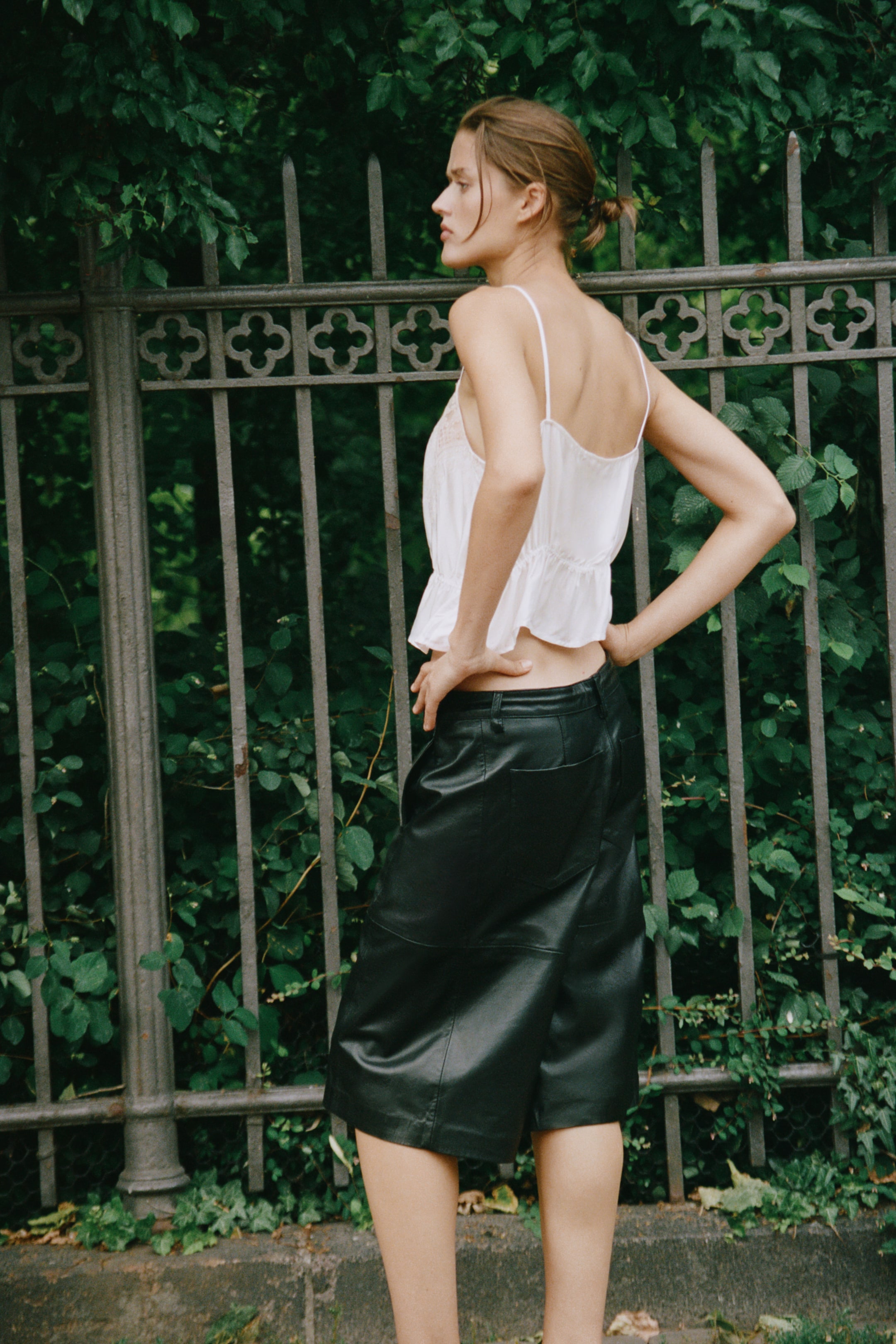 Lace-Trimmed Camisole Top