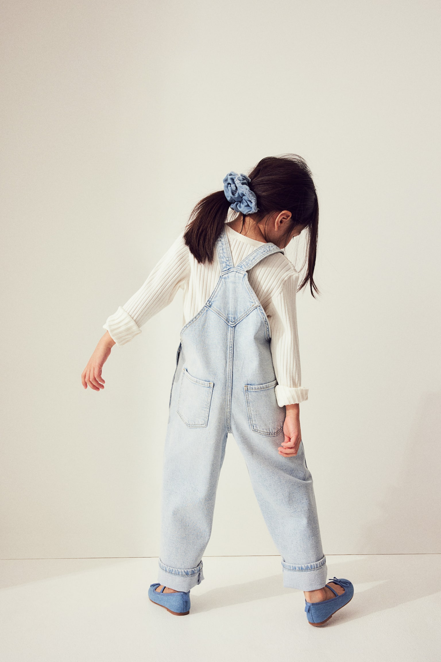 Denim dungarees - Light denim blue/Light denim blue/Denim blue - 7