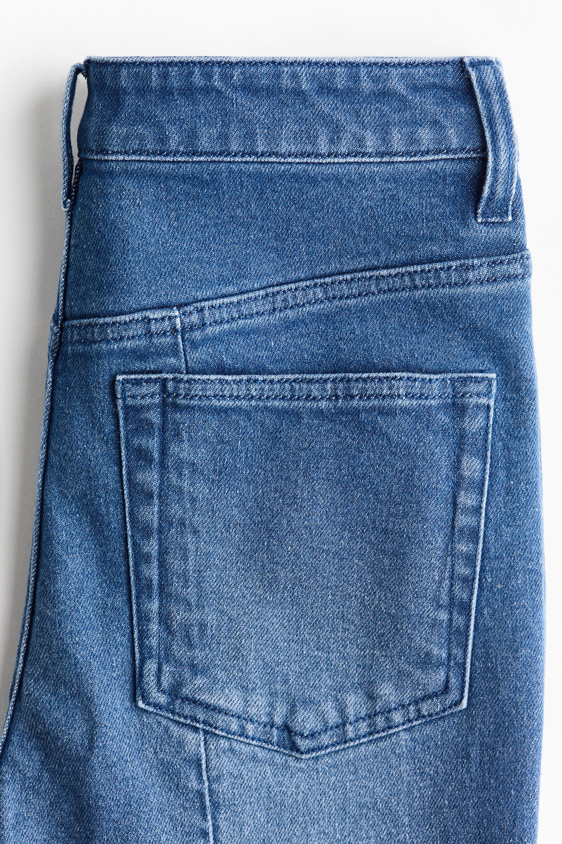View larger image: Flared Regular Jeans - Denim blue - Ladies | H&M PH 5