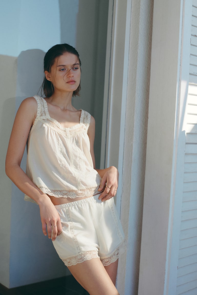 Bluza od mešavine viskoze s ukrasnim vezom