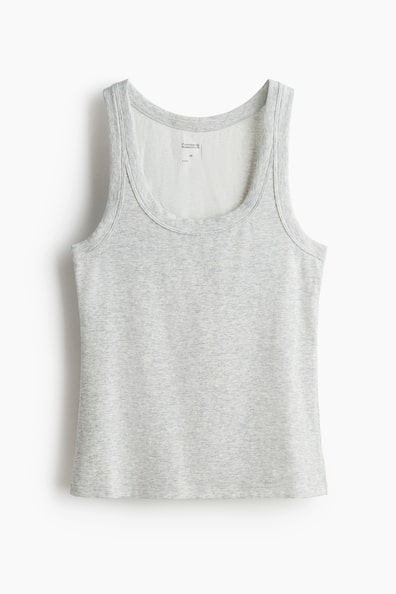 Cooling Slim Fit リブタンクトップ