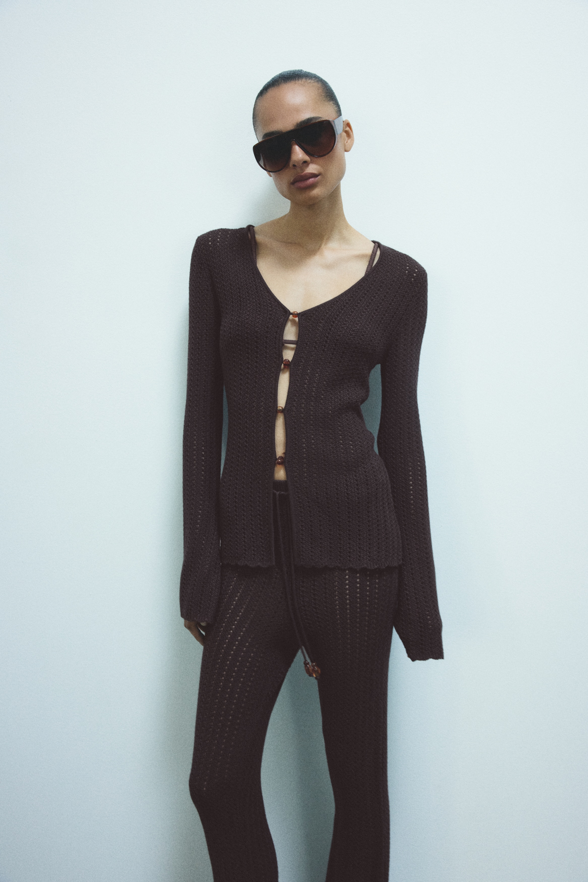 Bead-Detail Crochet-Look Top from H&M - $44.99