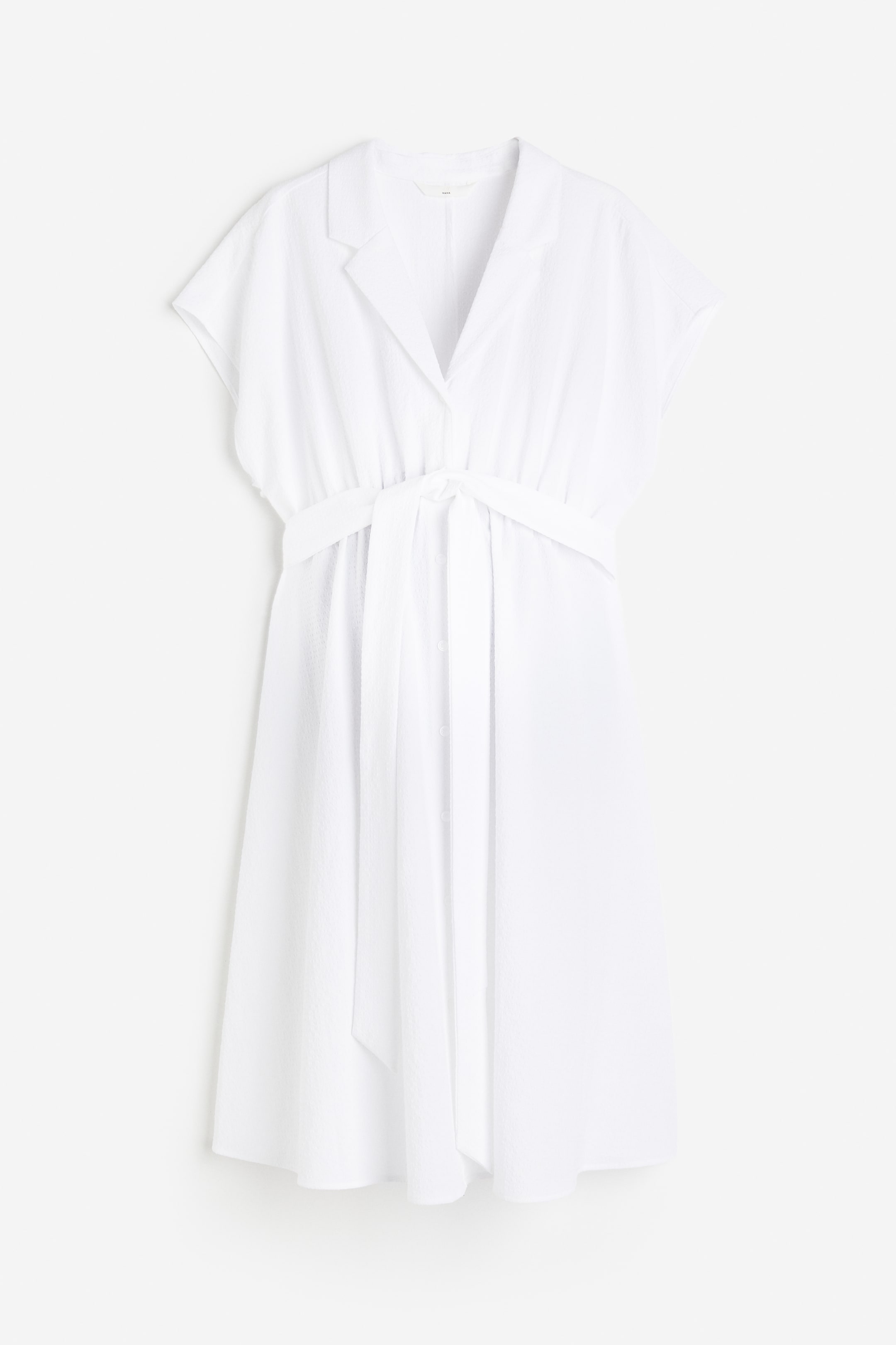 MAMA Tie-belt Shirt Dress