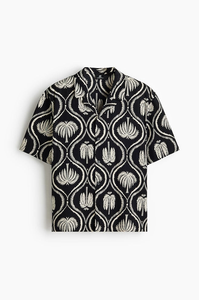 Relaxed Fit Resort shirt - Black/Patterned/Black/Patterned/White/Patterned/Beige/Patterned - 1