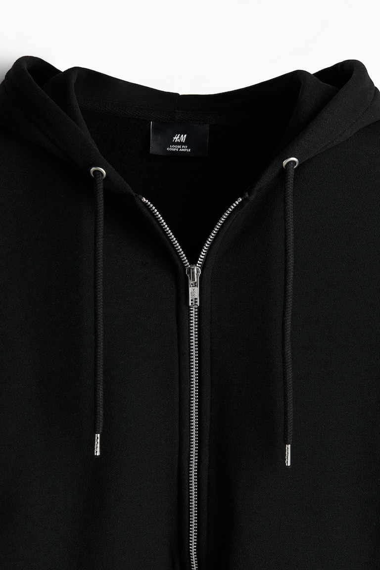 Loose Fit Sudadera Negra Hombre H&m Sudadera Loose Fit Con