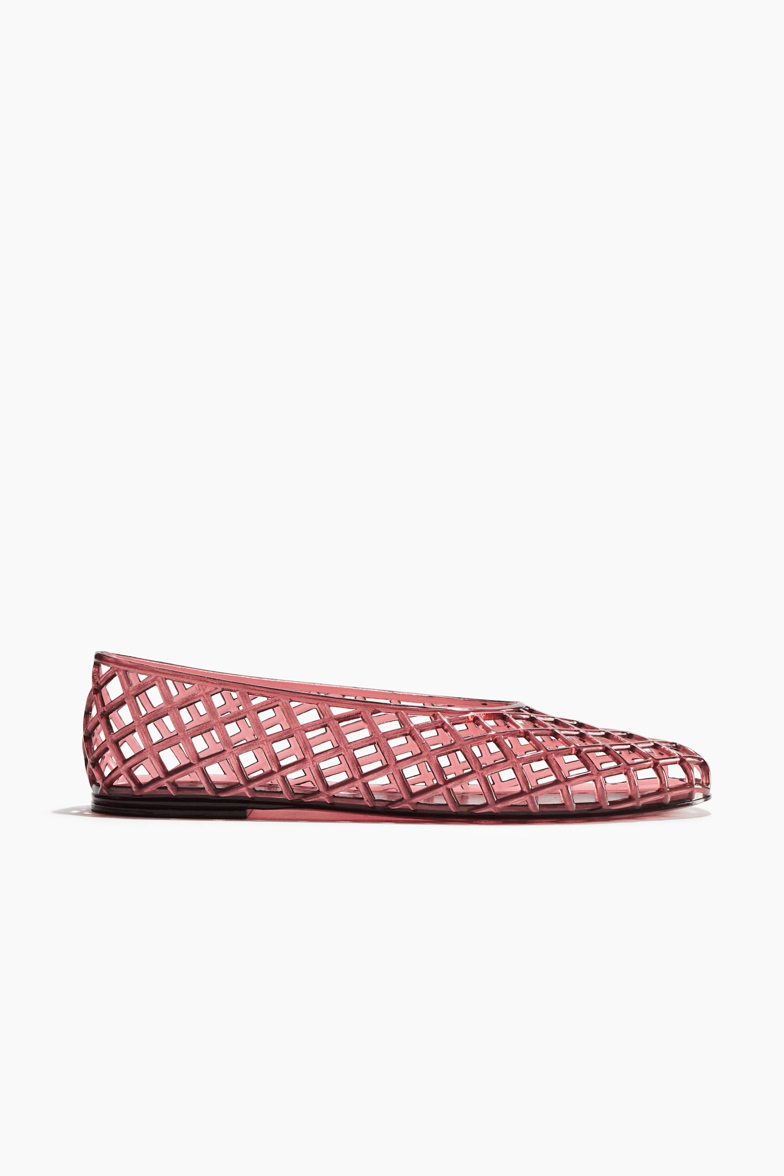 Jelly ballet flats - Dark red/Apricot/Light turquoise - 3