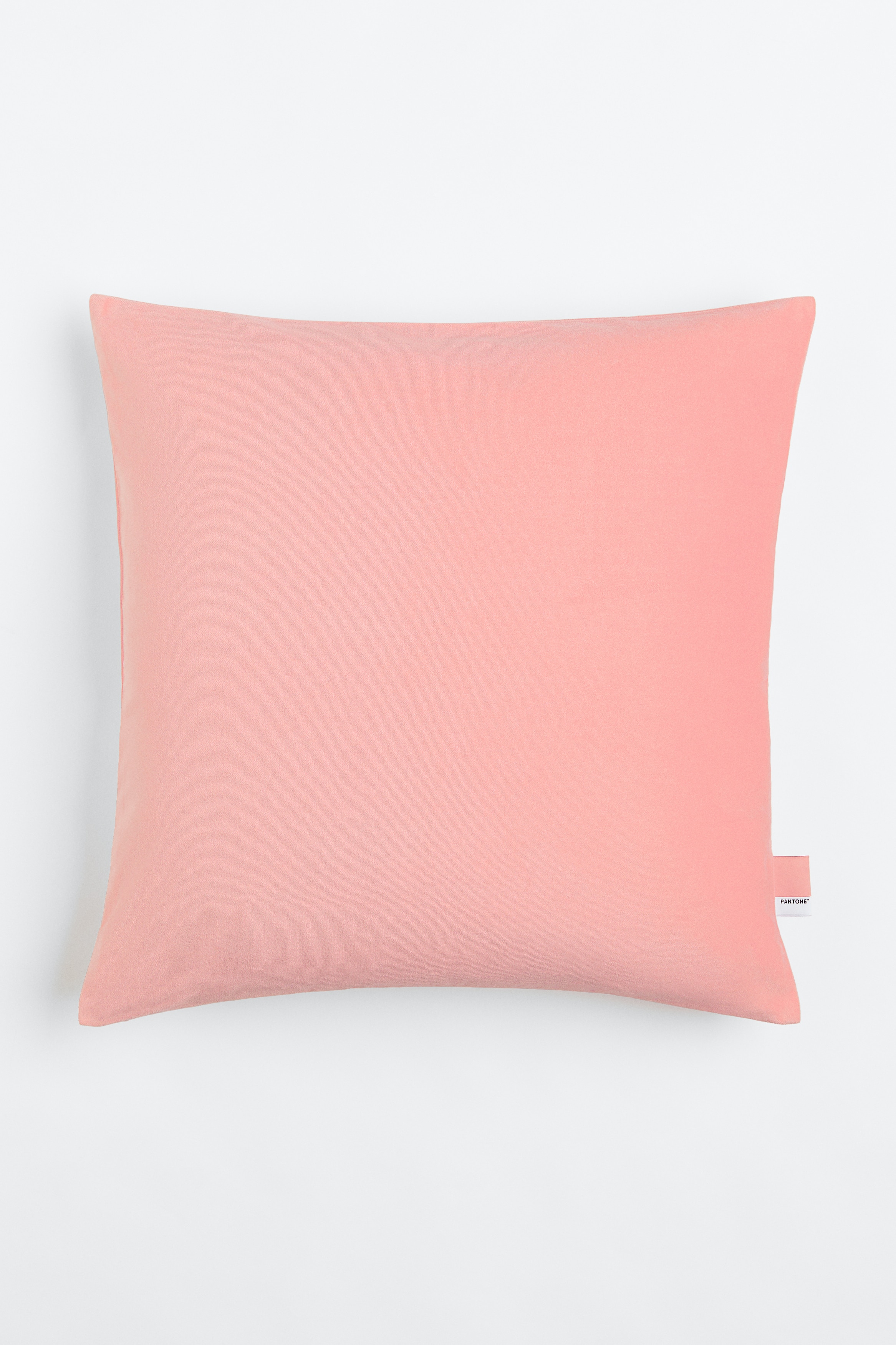 H&M Home  - Funda de cojín en terciopelo de algodón - Rosa claro - size: 50x50