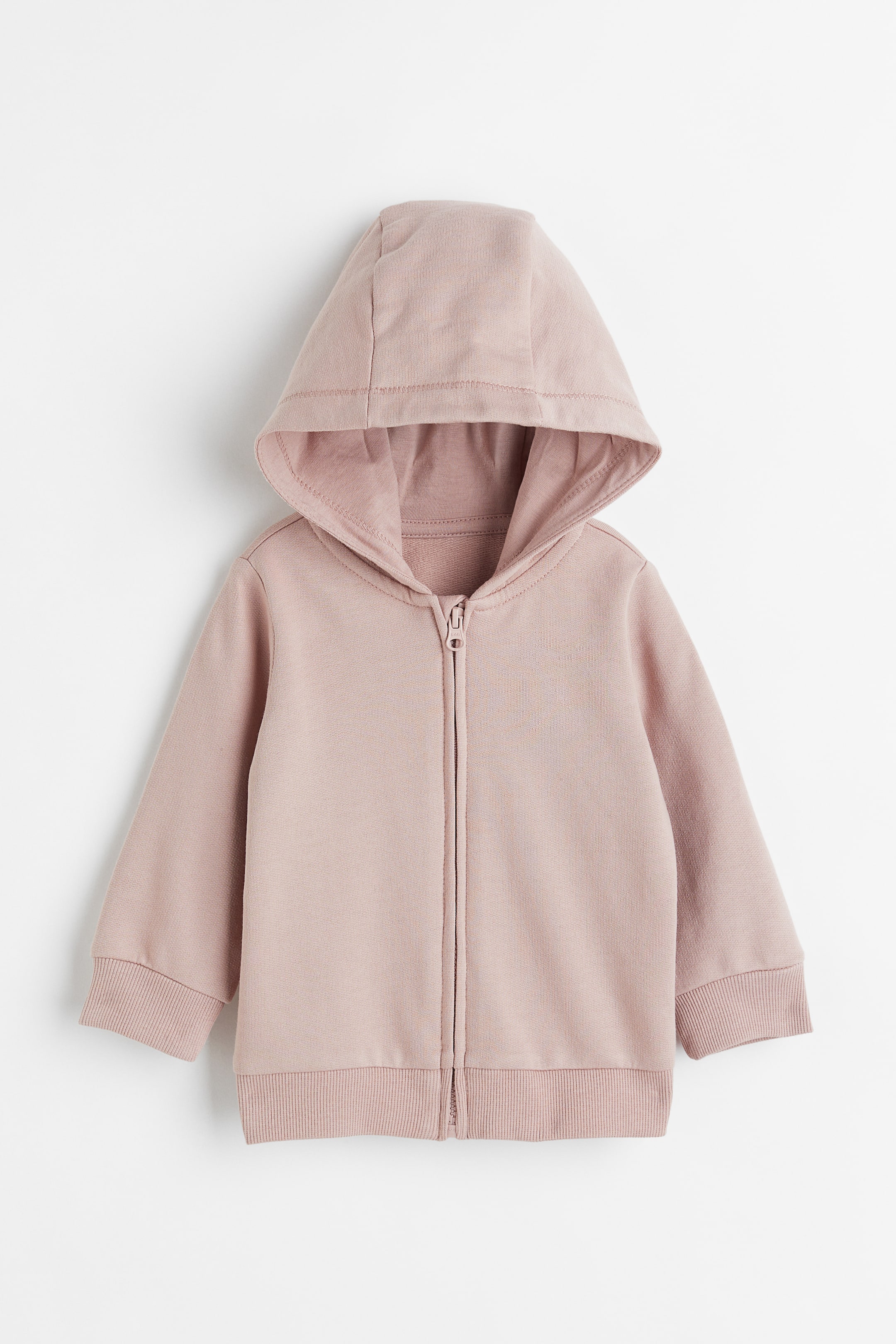 View larger image: Zip-through hoodie - Old rose - Kids | H&M 1