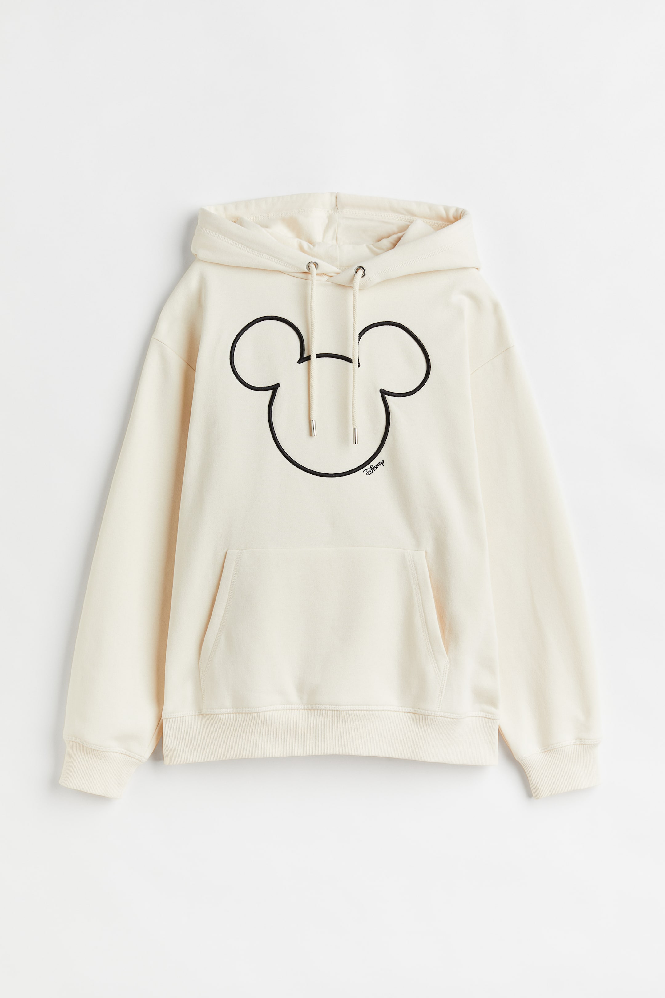 Motif-front hoodie - Cream/Mickey Mouse - Ladies | H&M GB