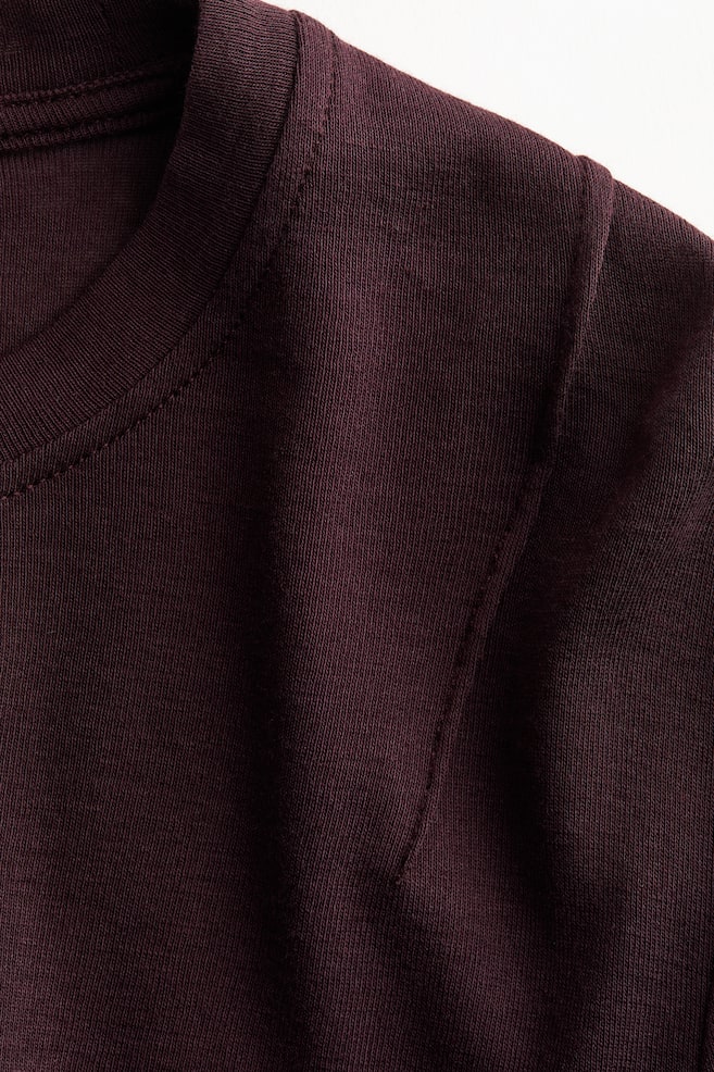 Pima Cotton Top - Dark plum purple - 3