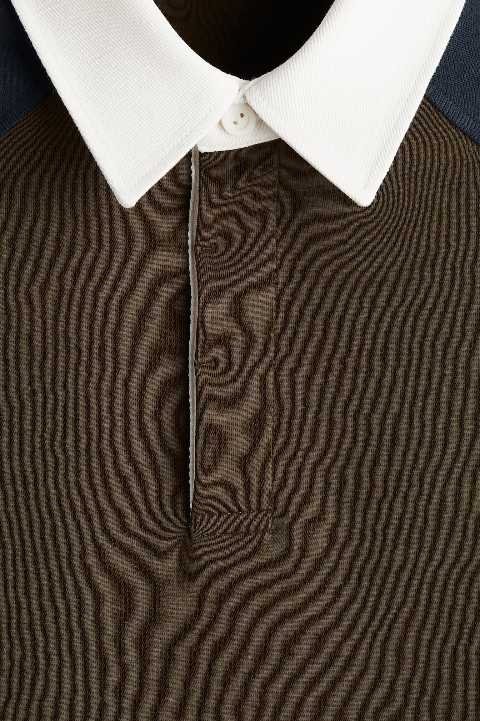 Áo rugby Loose Fit - Màu xanh lá đậm/Kodak/Màu đỏ sáng/Kodak - 5