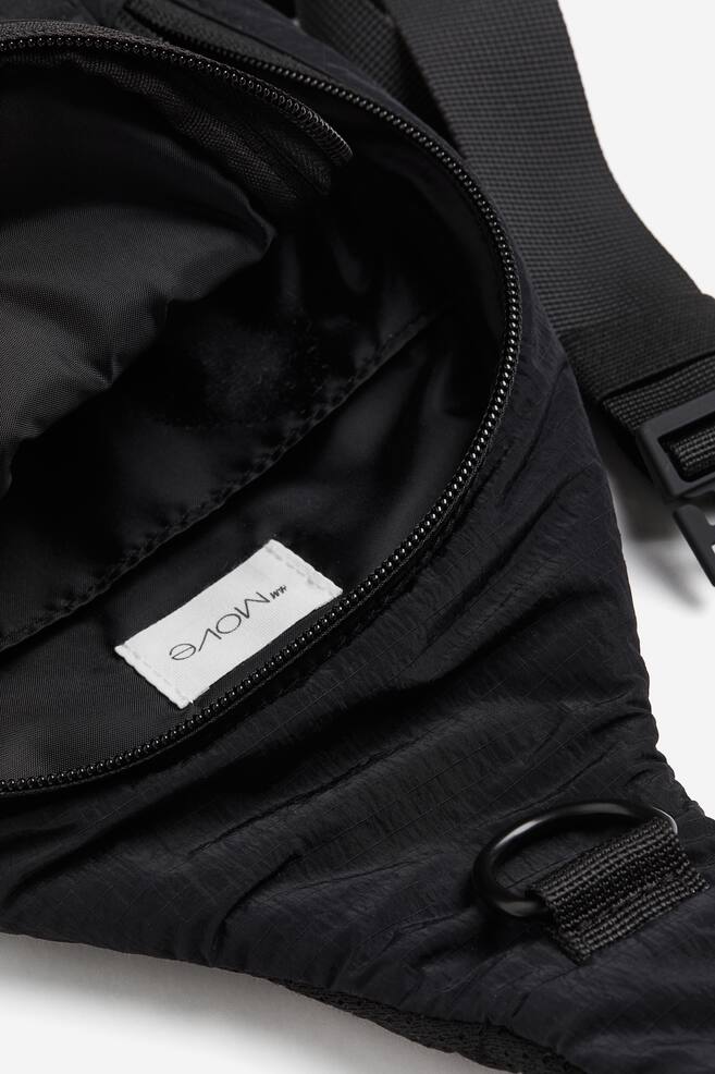 Crossbody sports bag - Black/Greige - 3