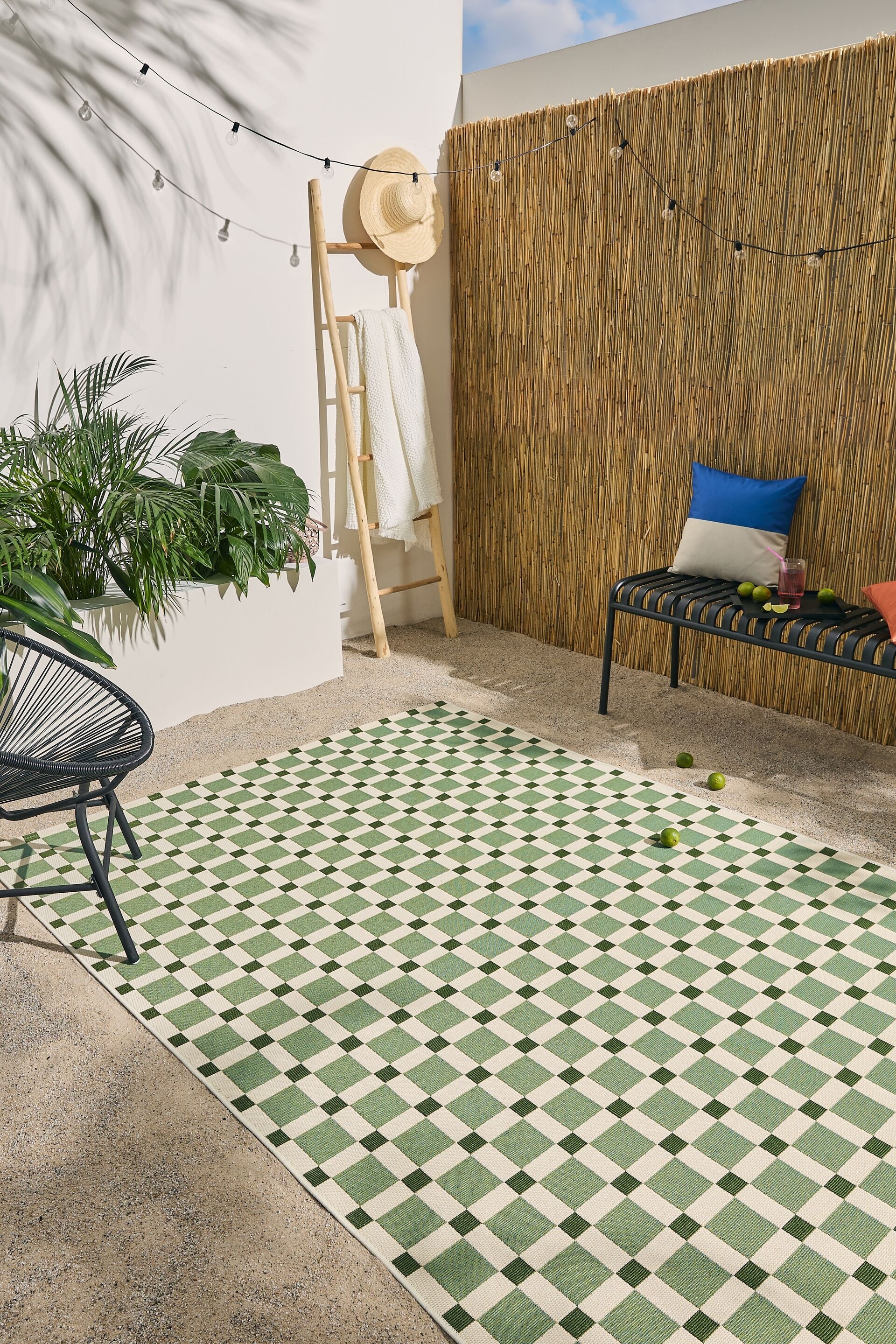 Alfombra De Exterior & Interior Jovis - Verde/Azul